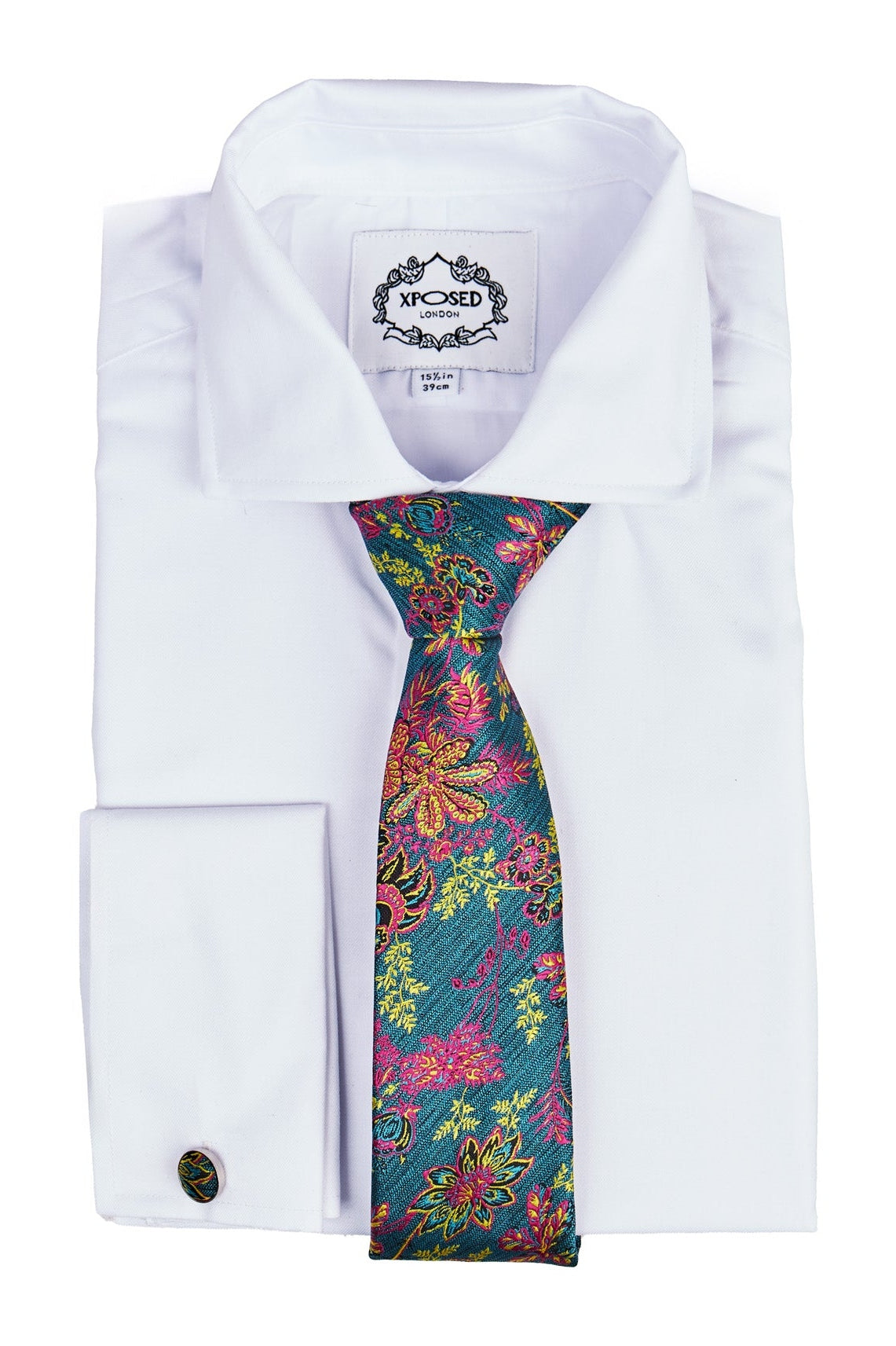 Floral Paisley Print Neck Tie Set