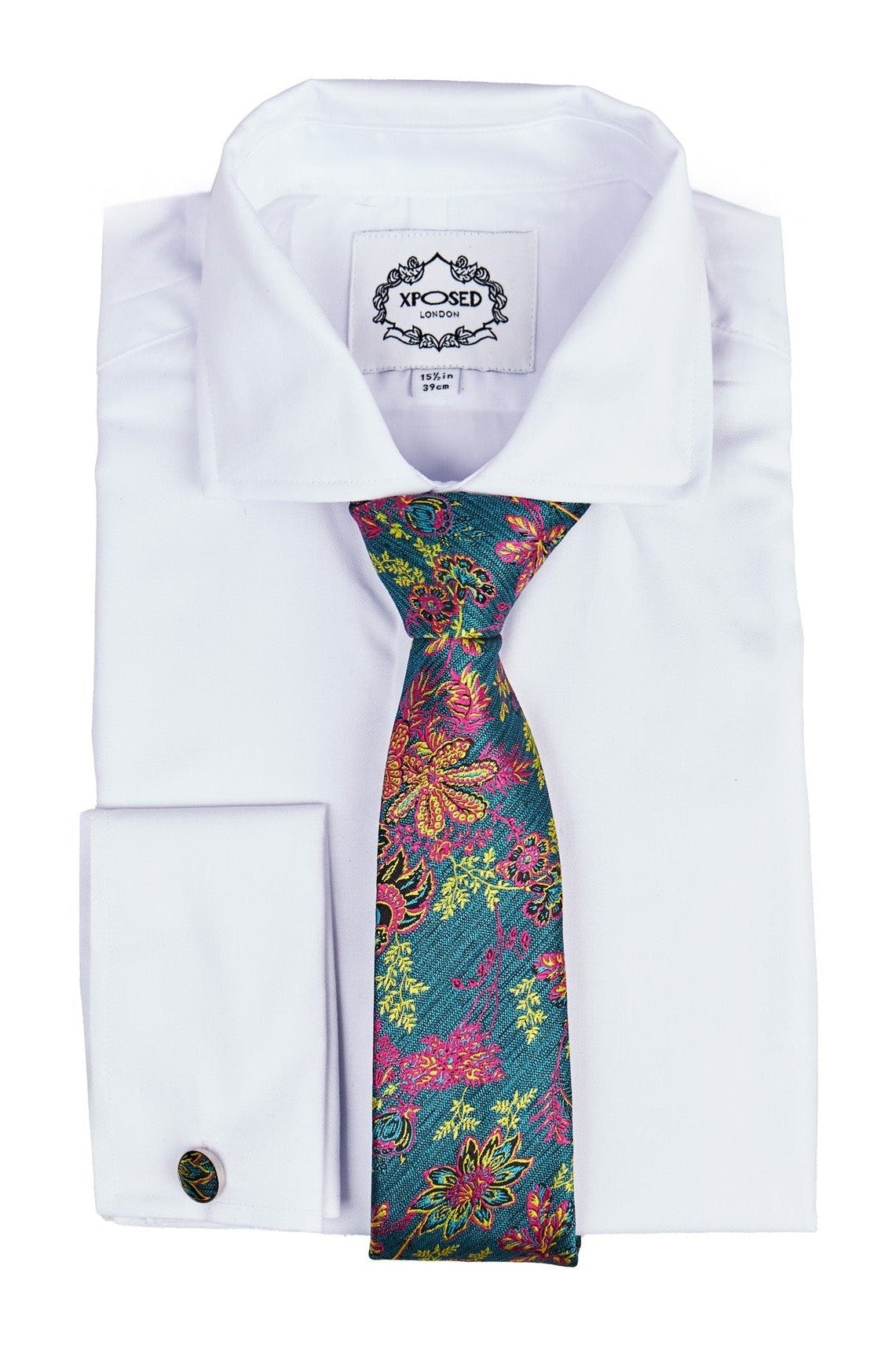 Floral Paisley Print Neck Tie Set