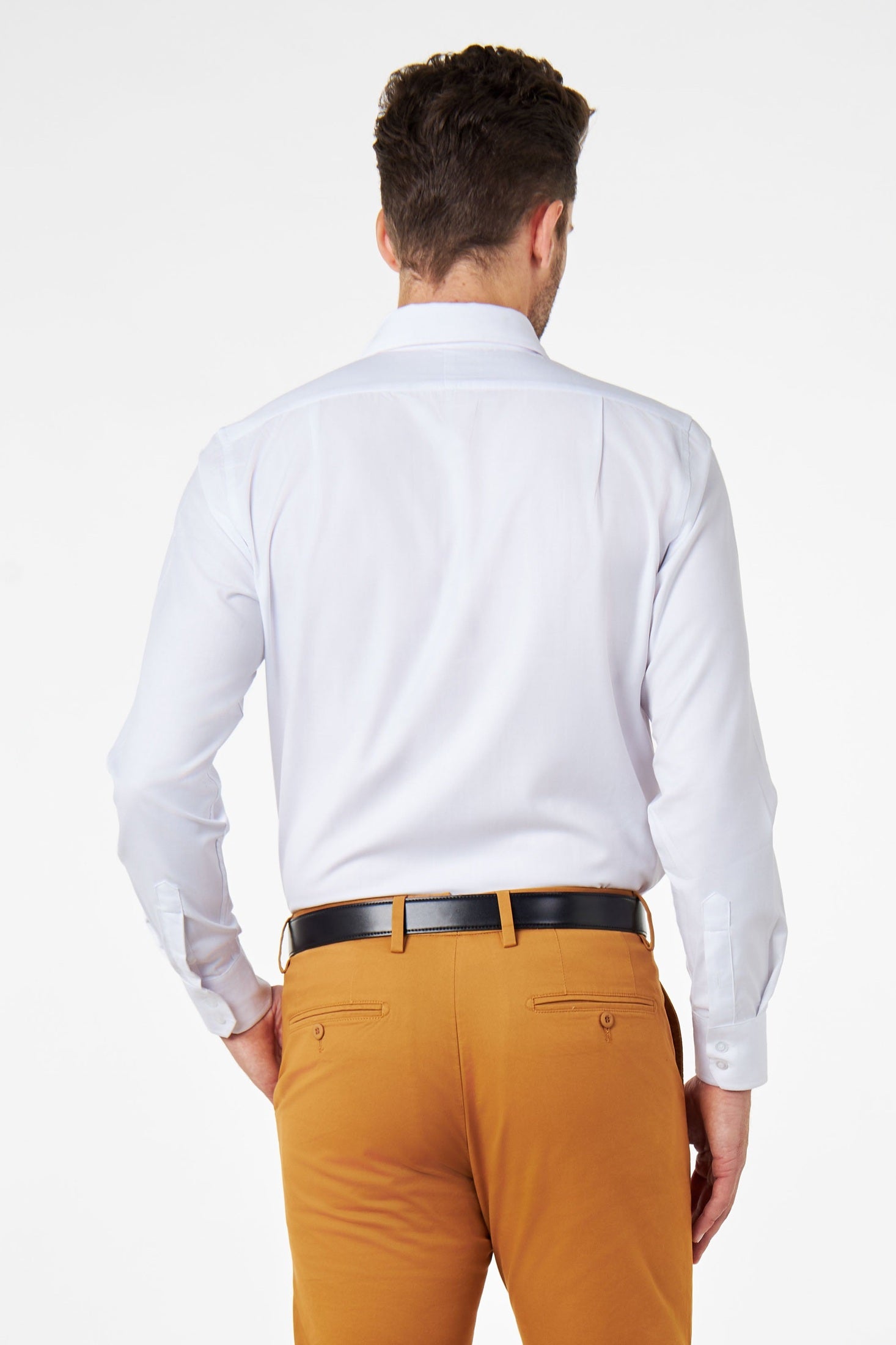 Mens White Dress Cotton Shirt