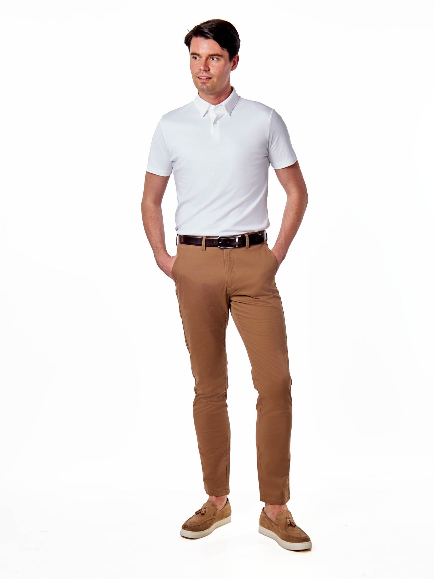 Mercerised Cotton Smart Polo T Shirt Short Sleeve