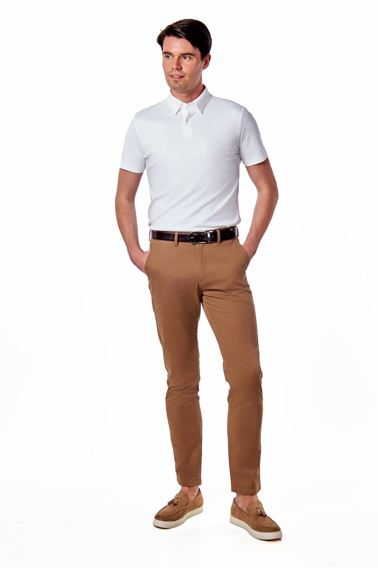 Mercerised Cotton Smart Polo T Shirt Short Sleeve