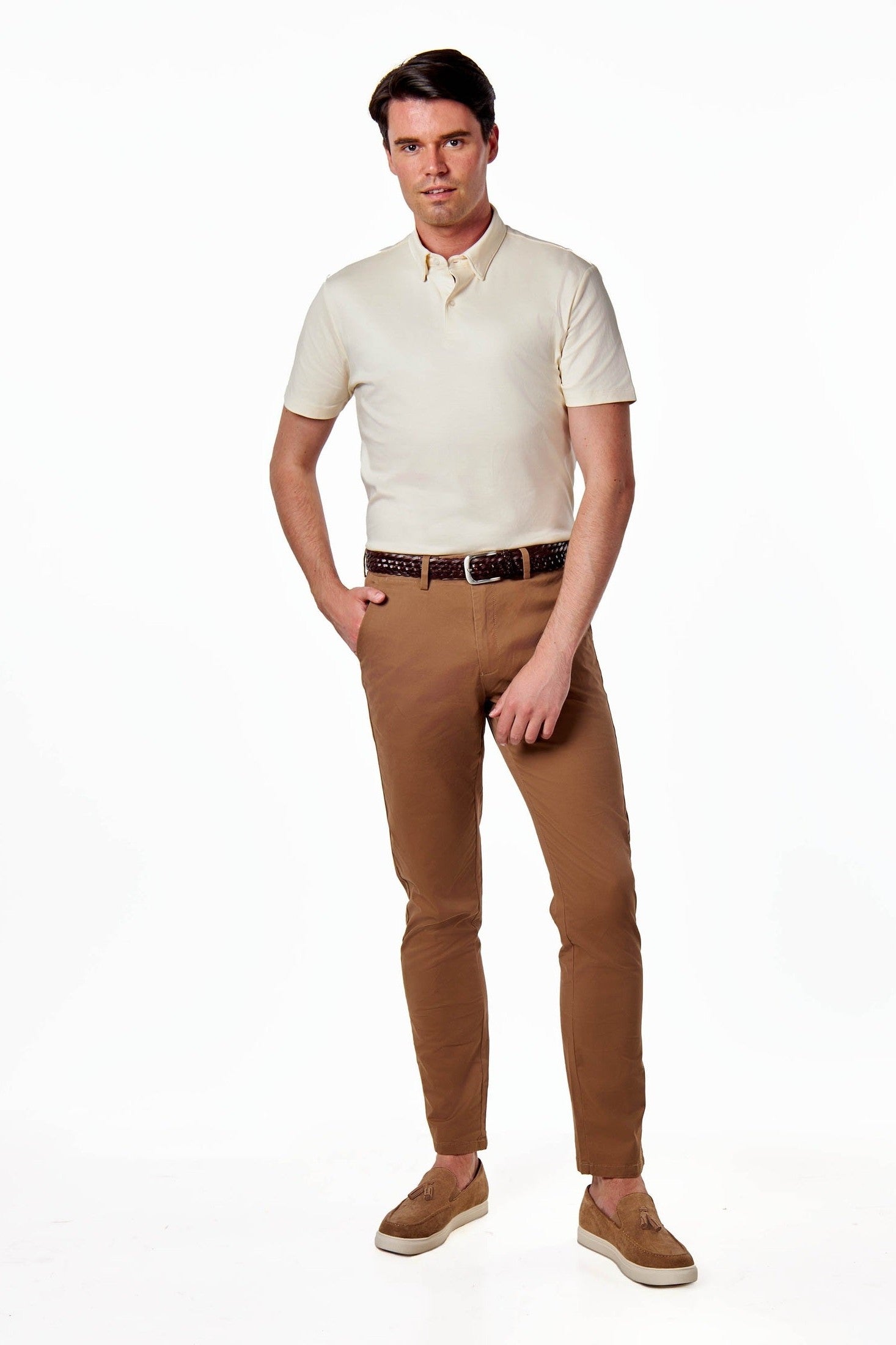 Mercerised Cotton Smart Polo T Shirt Short Sleeve