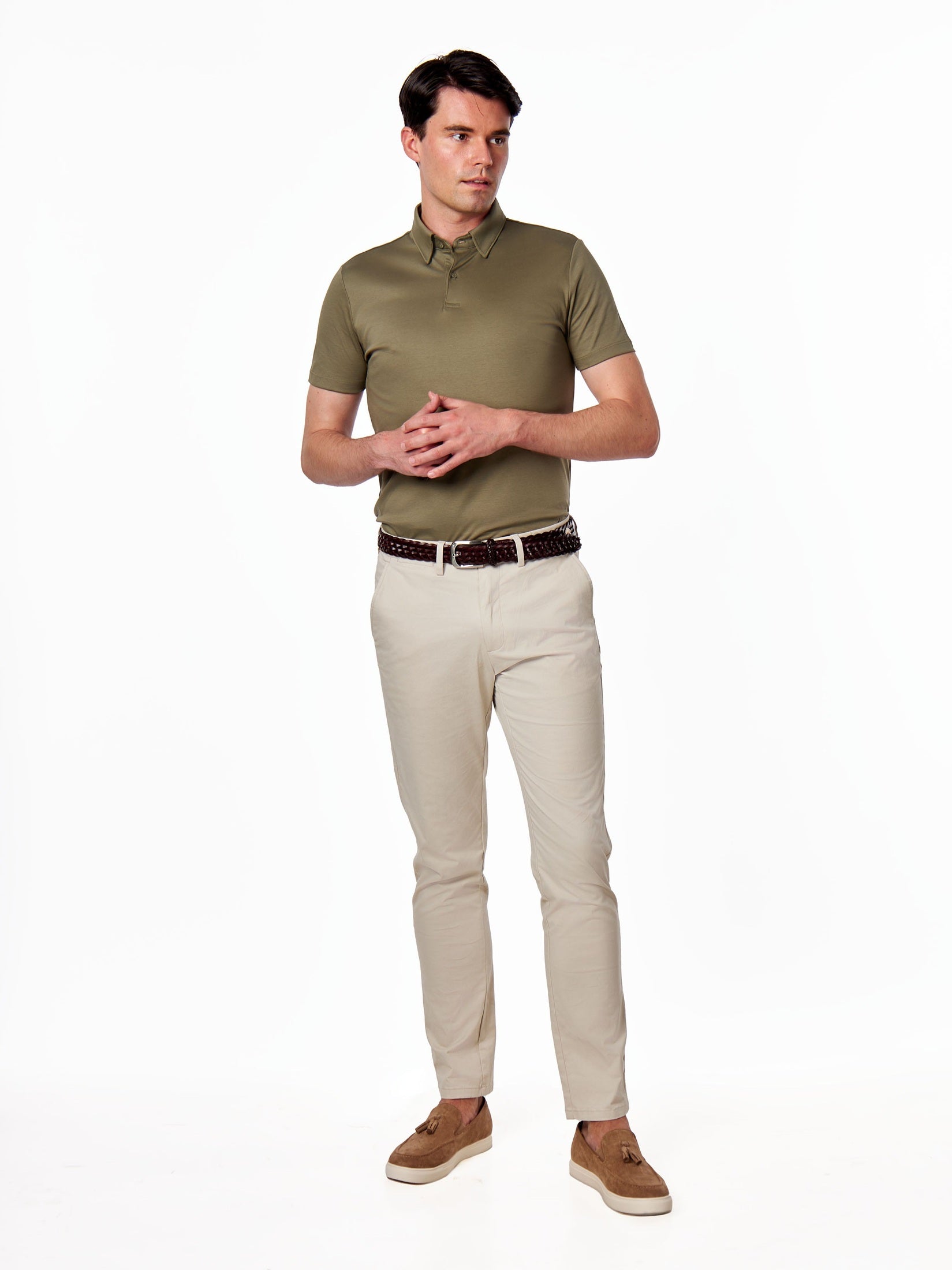 Mercerised Cotton Smart Polo T Shirt Short Sleeve