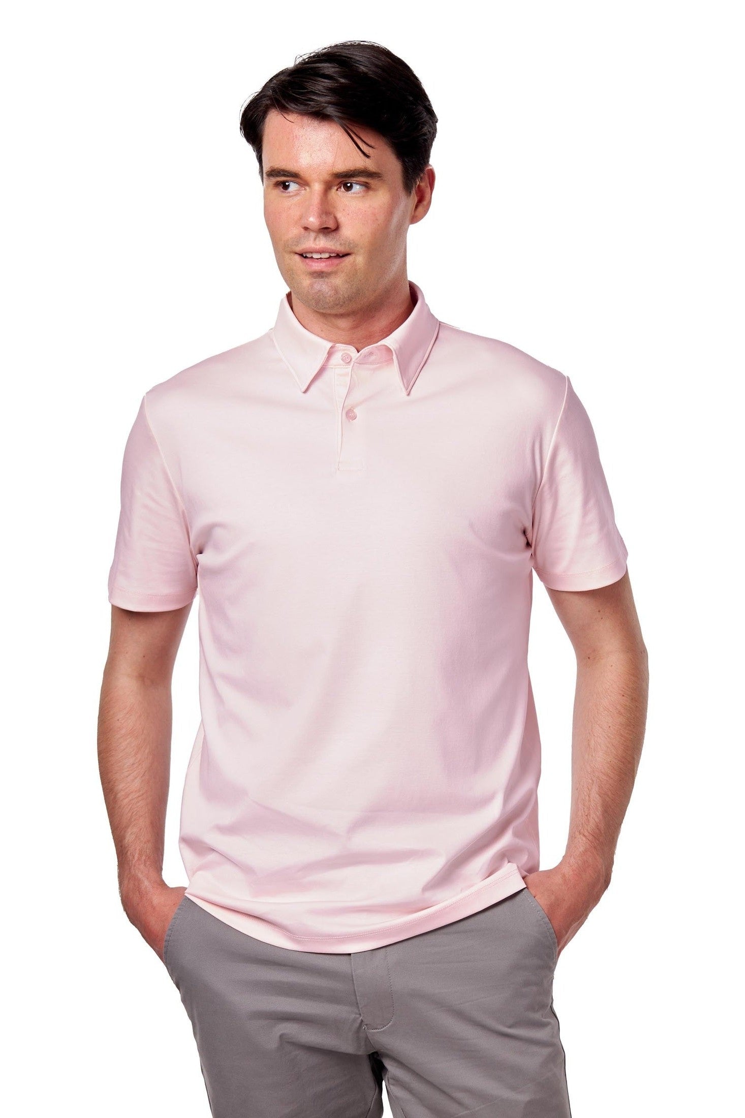 Mercerised Cotton Smart Polo T Shirt Short Sleeve
