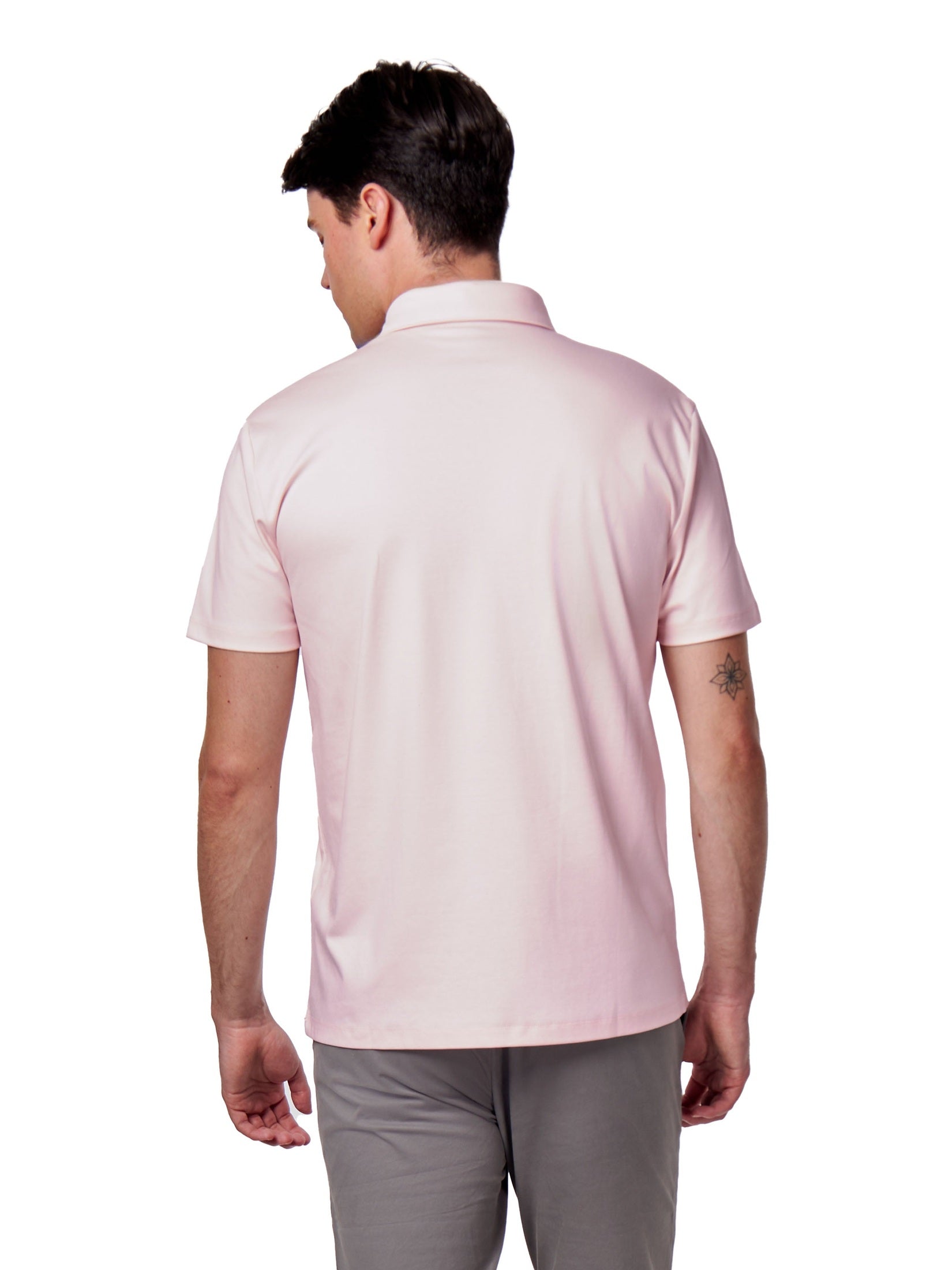 Mercerised Cotton Smart Polo T Shirt Short Sleeve