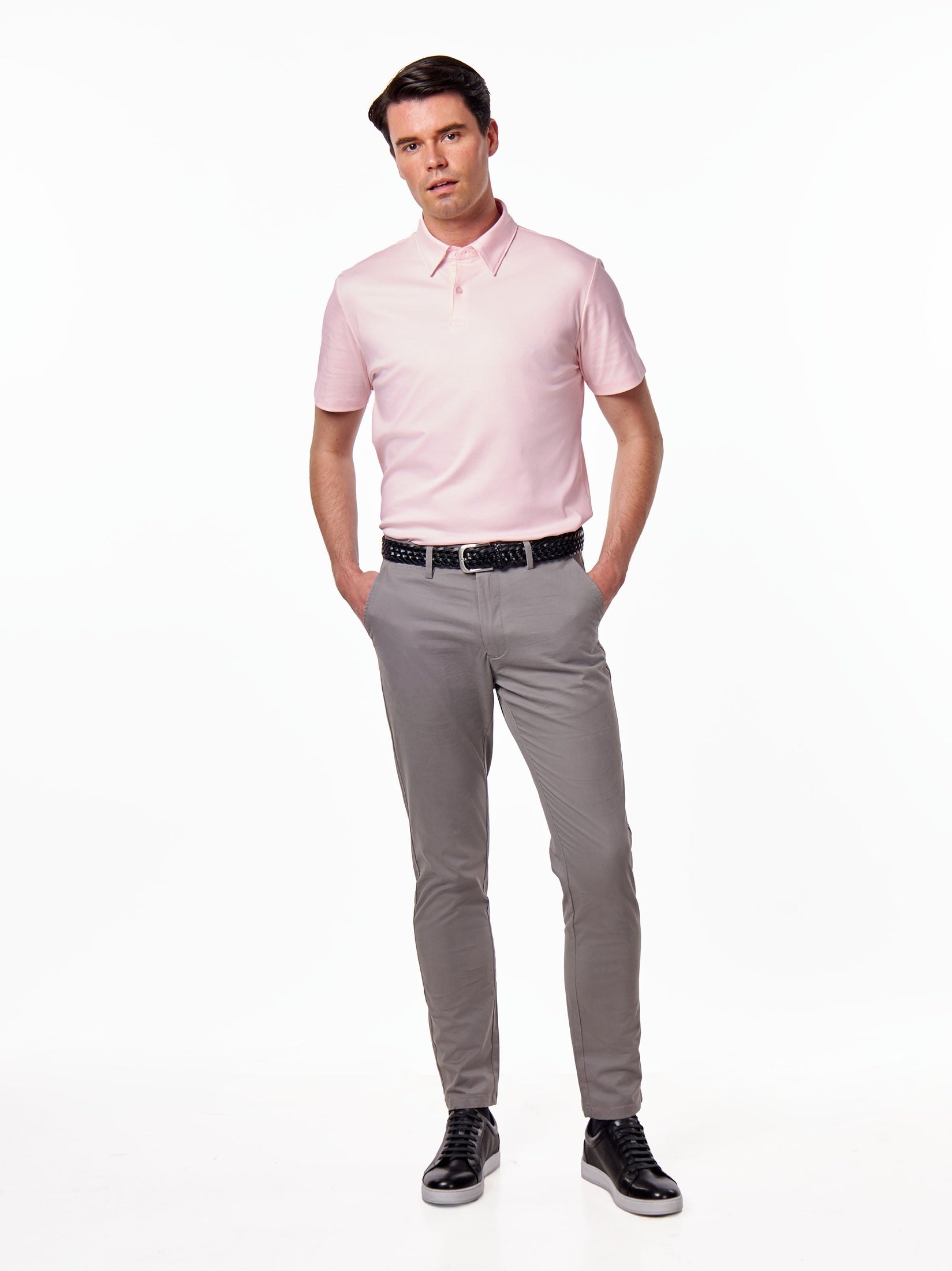 Mercerised Cotton Smart Polo T Shirt Short Sleeve