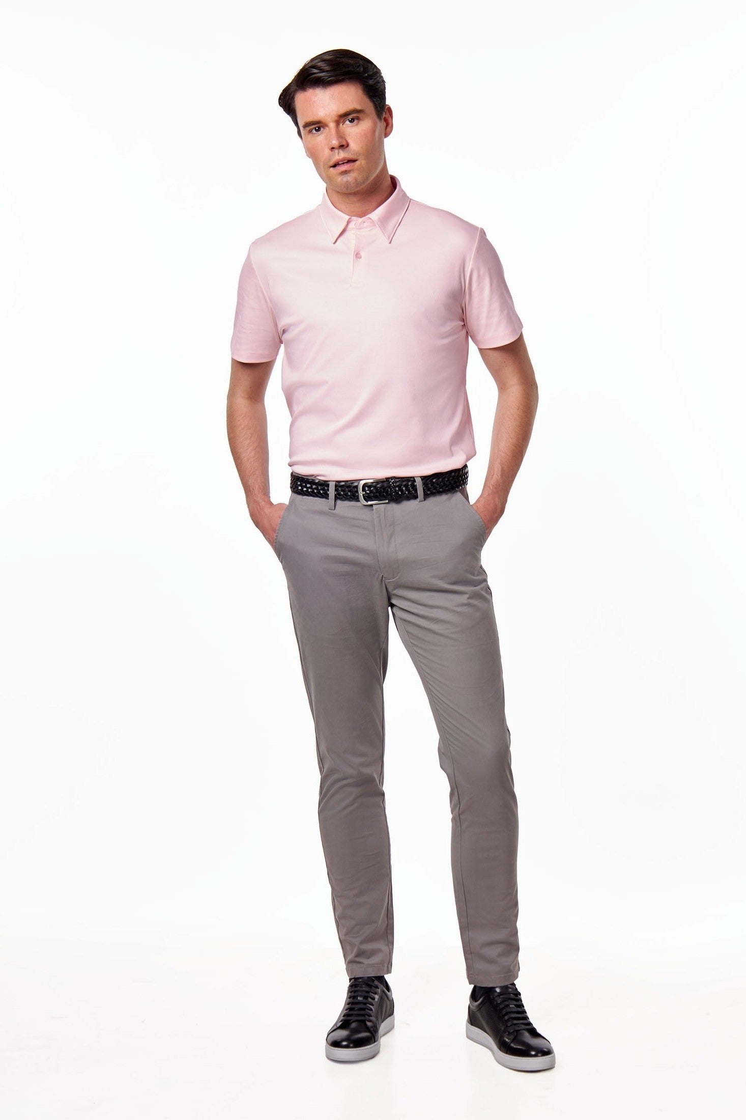 Mercerised Cotton Smart Polo T Shirt Short Sleeve