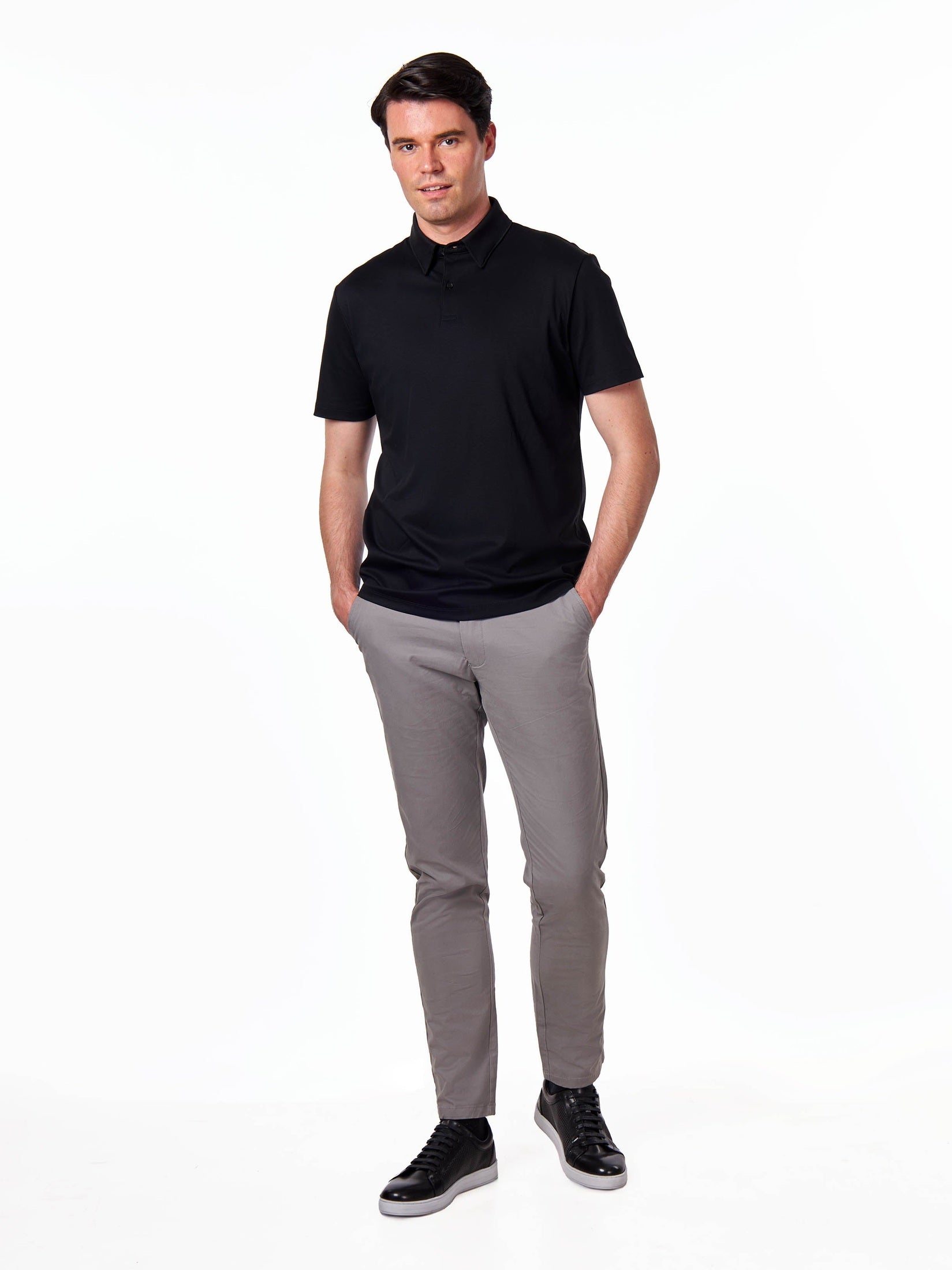 Mercerised Cotton Smart Polo T Shirt Short Sleeve