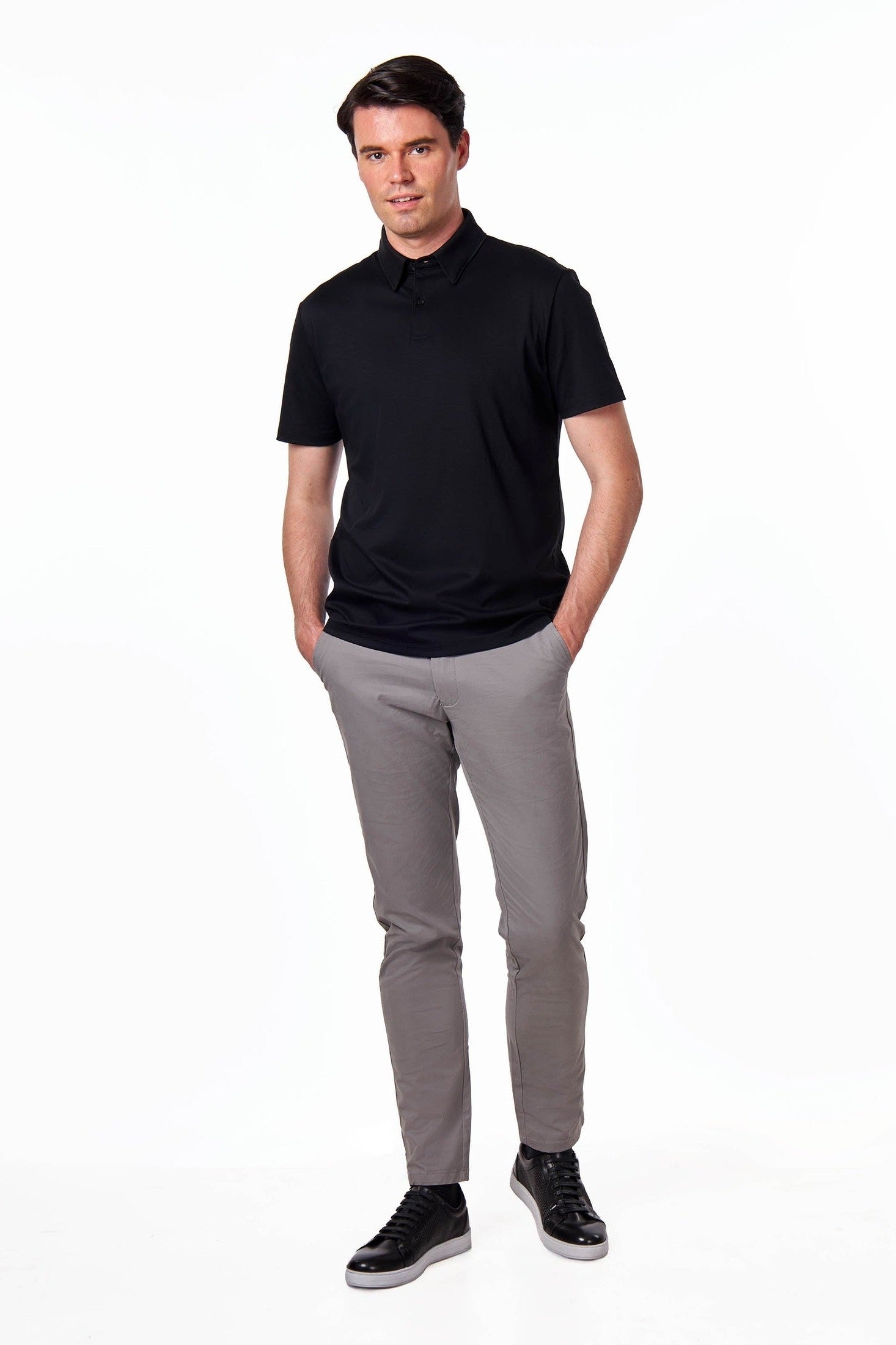 Mercerised Cotton Smart Polo T Shirt Short Sleeve