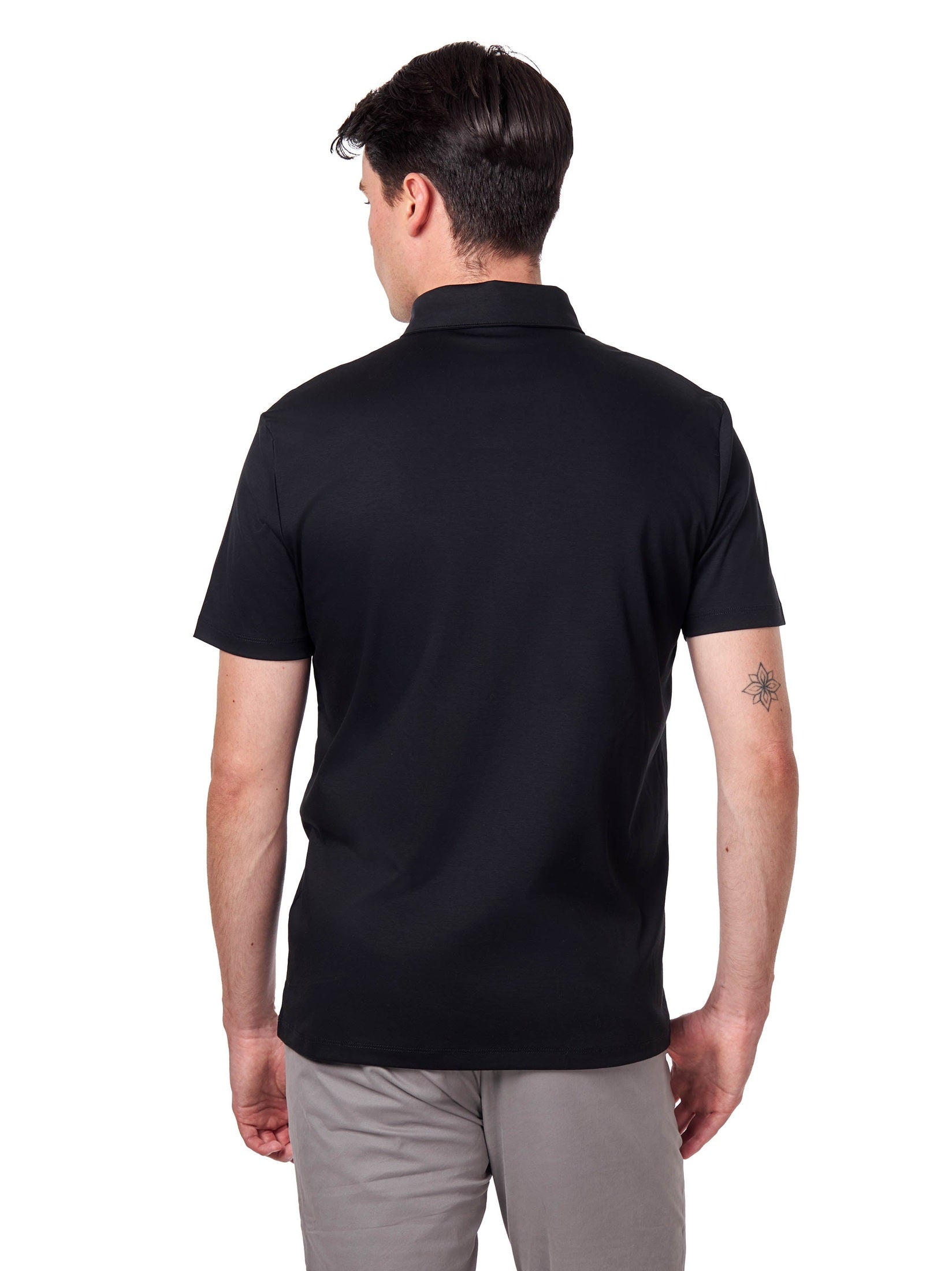 Mercerised Cotton Smart Polo T Shirt Short Sleeve