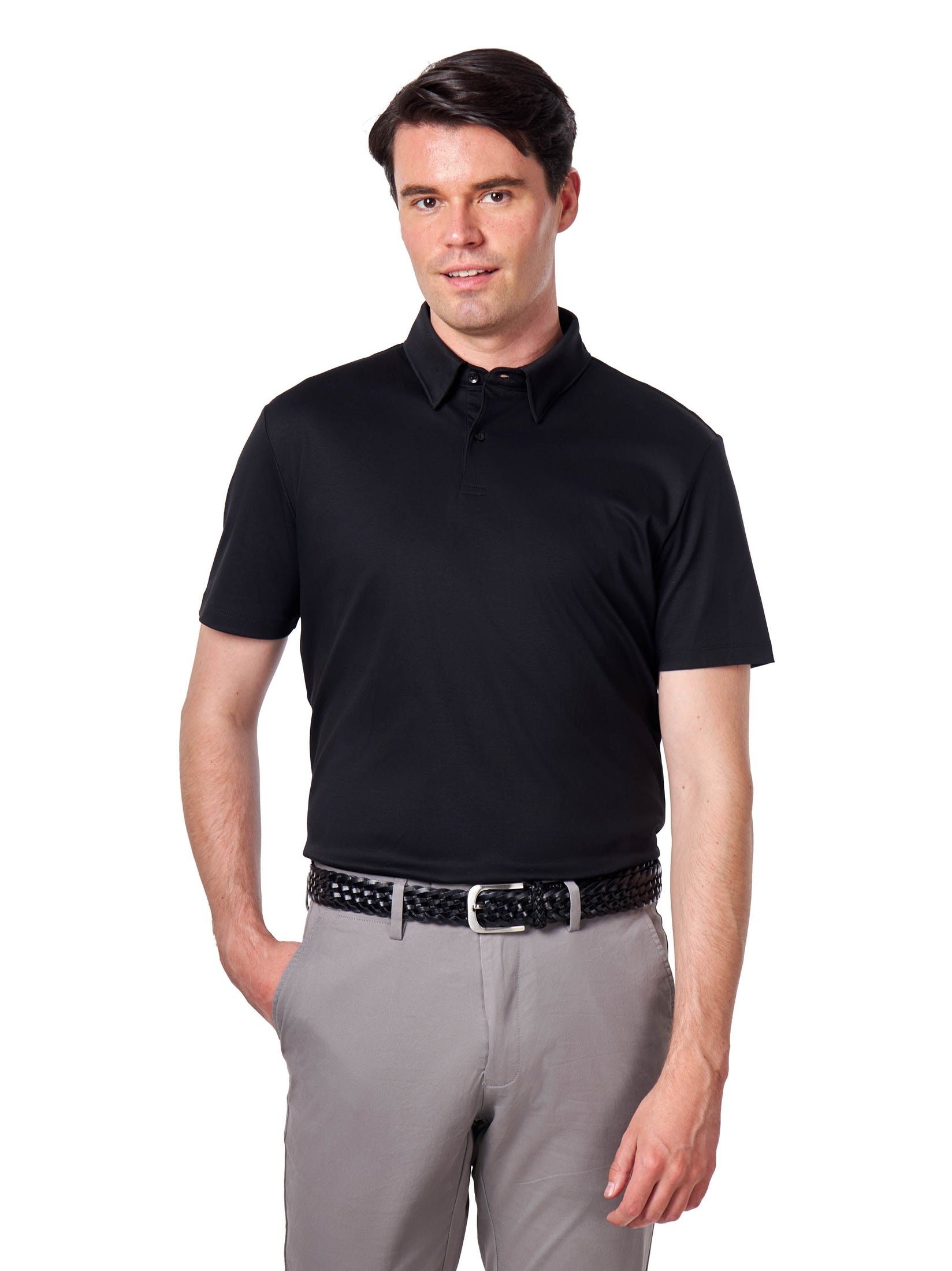 Mercerised Cotton Smart Polo T Shirt Short Sleeve