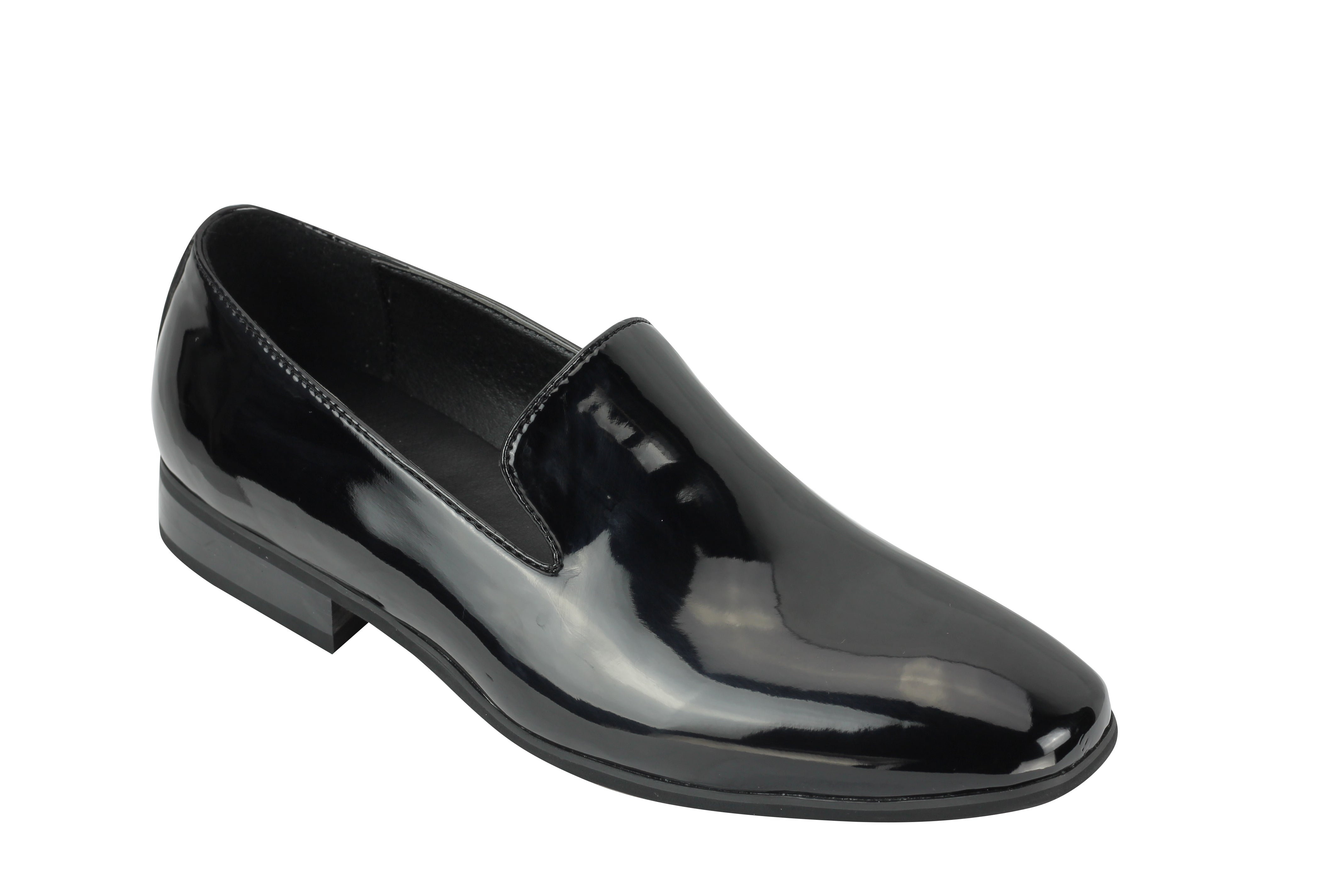 NEW MENS LOAFERS PATENT LEATHER SMART CASUAL SLIP ON DRIVING SHOES