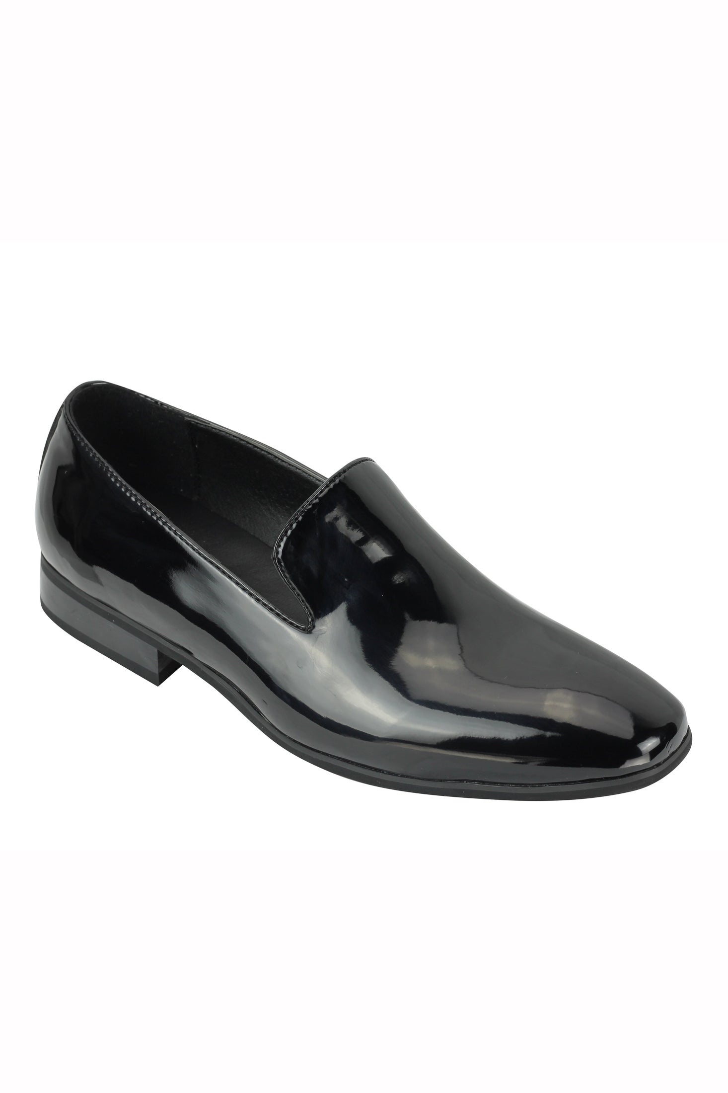 NEW MENS LOAFERS PATENT LEATHER SMART CASUAL SLIP ON DRIVING SHOES