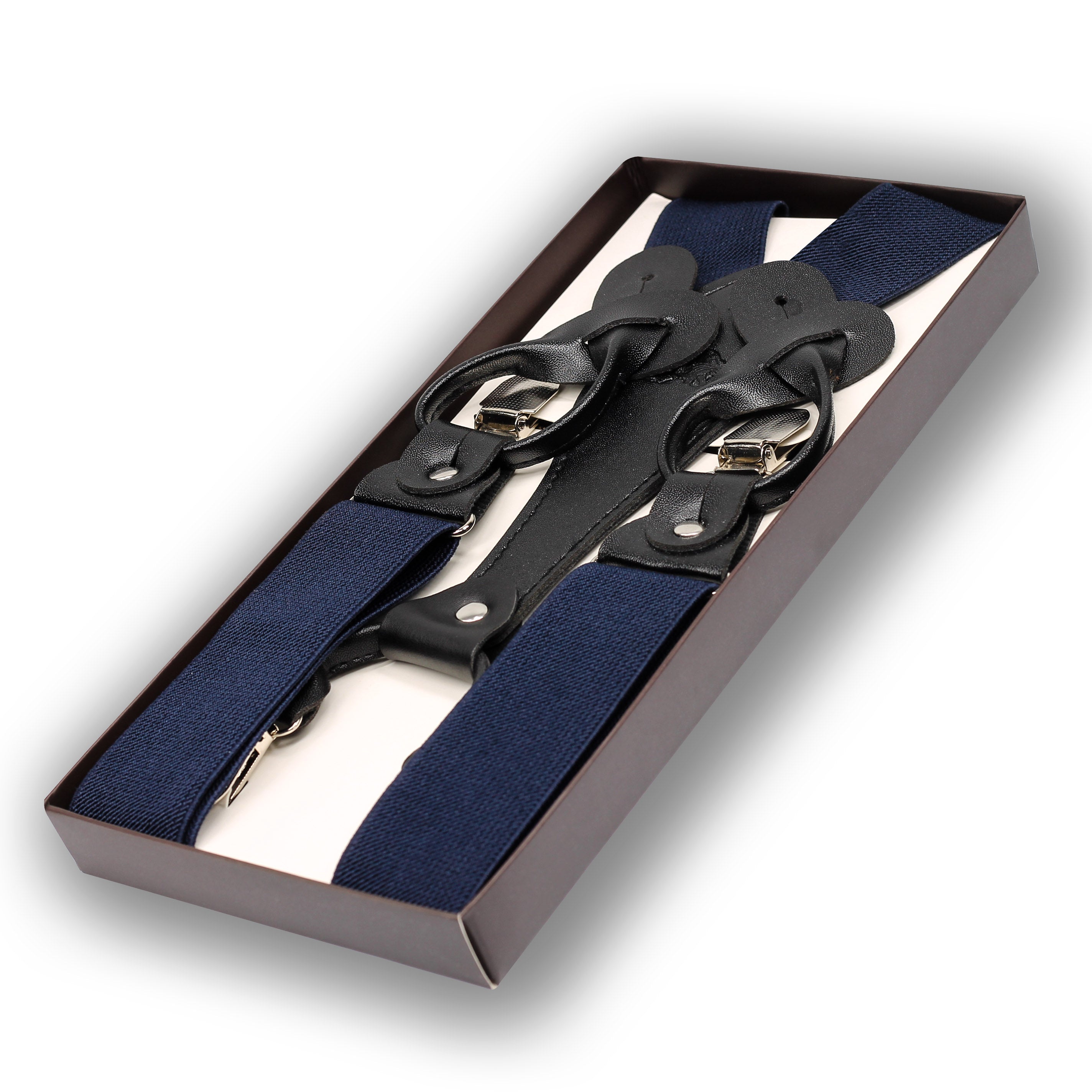 NAVY ADJUSTABLE CLIP ON BRACES