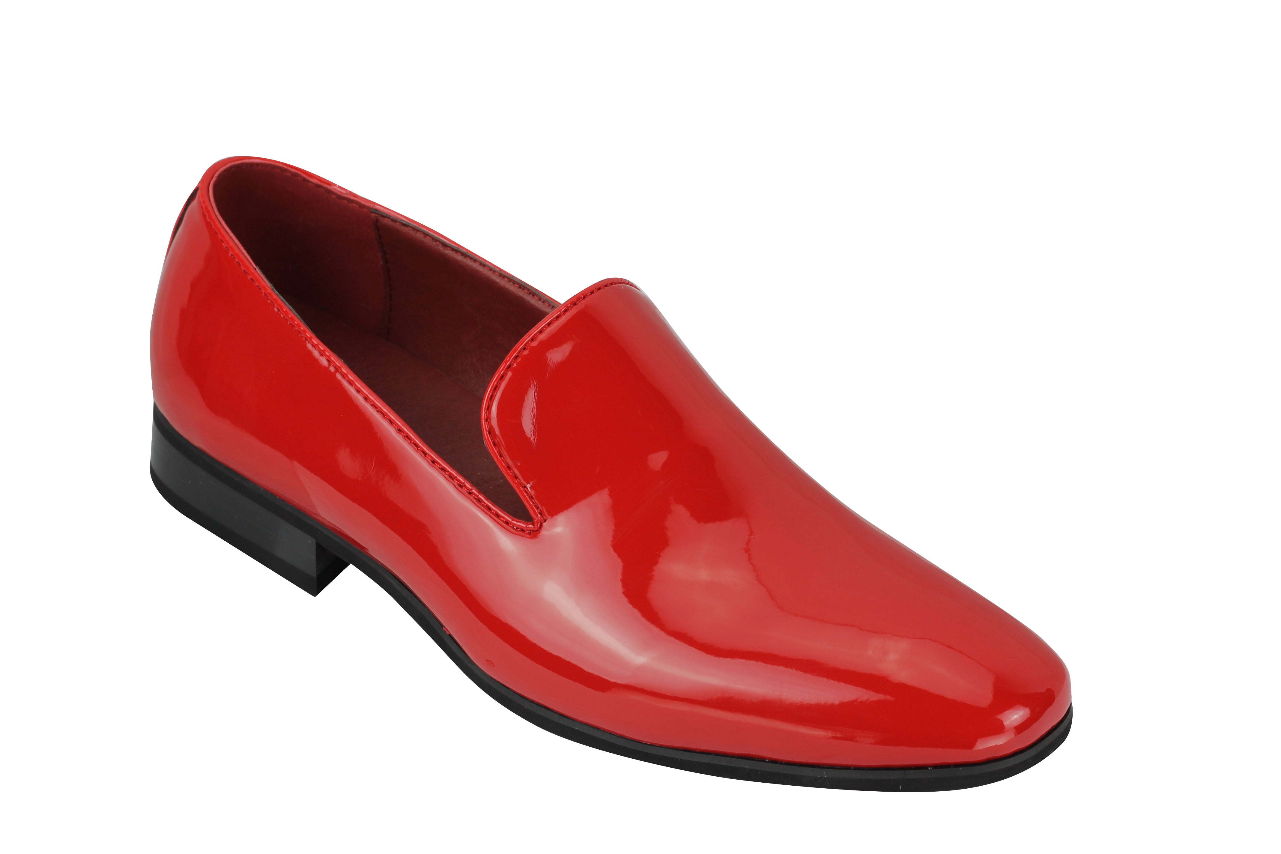 NEW MENS LOAFERS PATENT LEATHER SMART CASUAL SLIP ON DRIVING SHOES