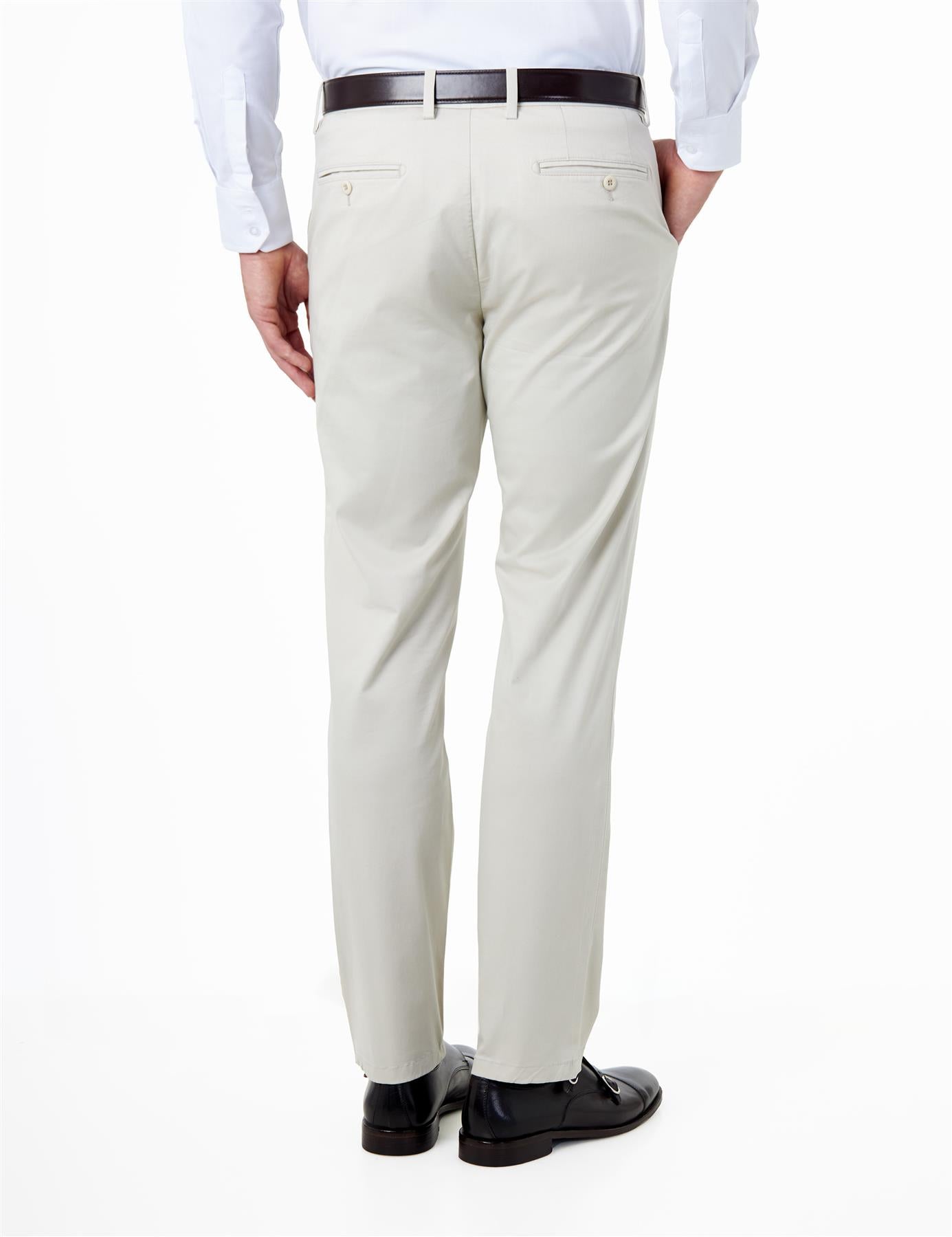 COTTON STRETCH CHINO SANDSTONE