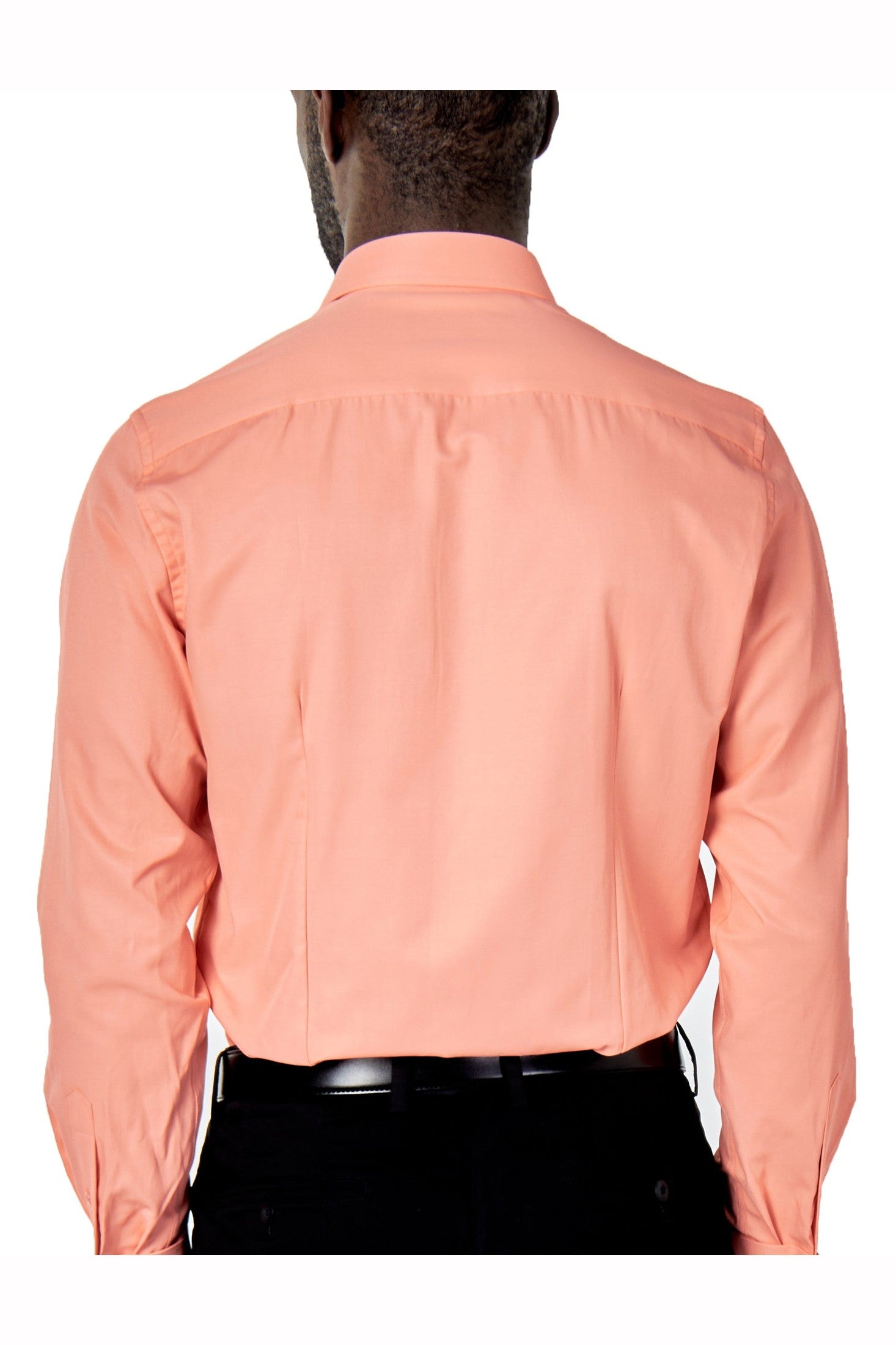 PLAIN PEACH CLASSIC SHIRT - TAILORED FIT – MID COLLAR