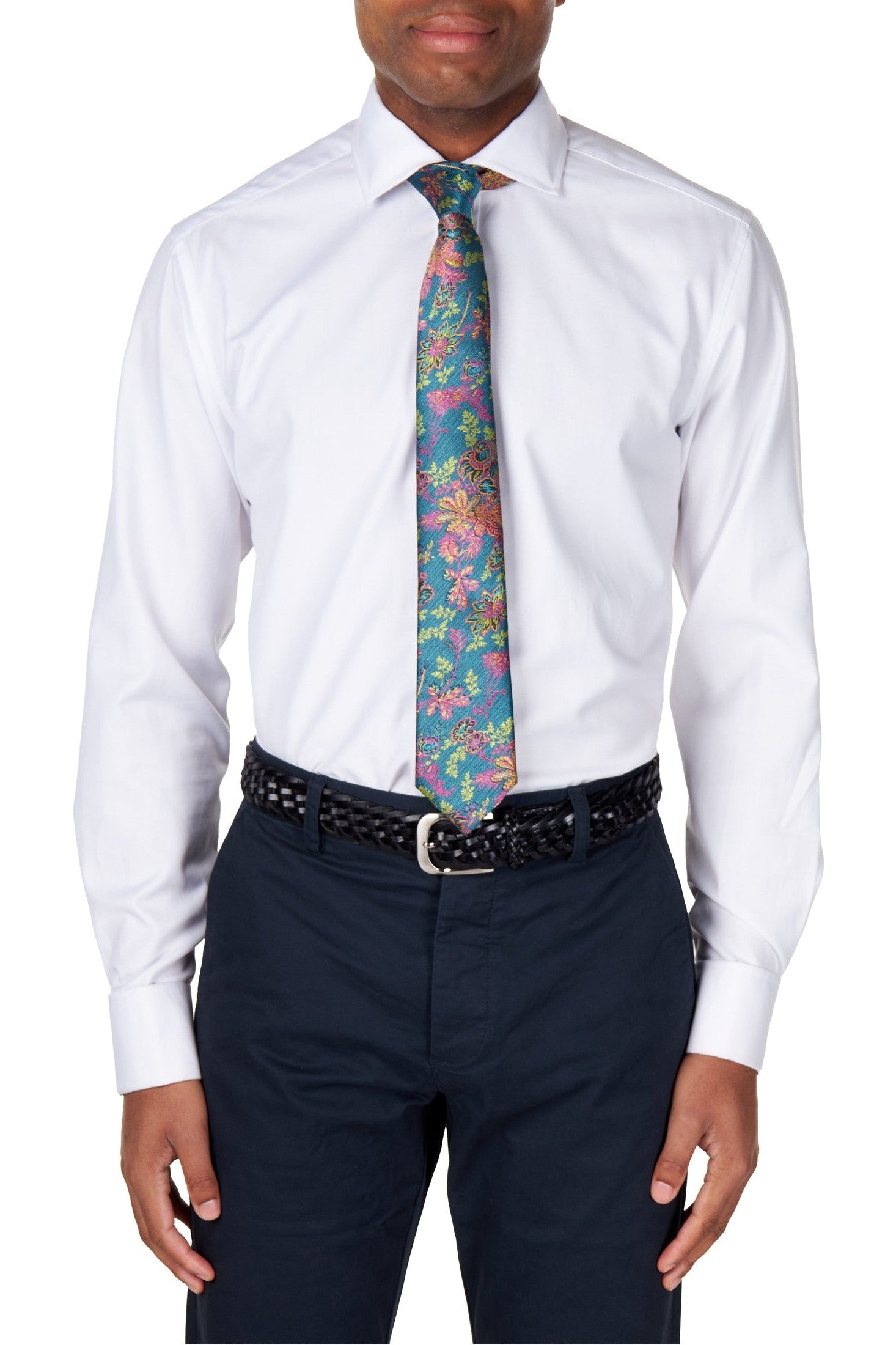 Floral Paisley Print Neck Tie Set