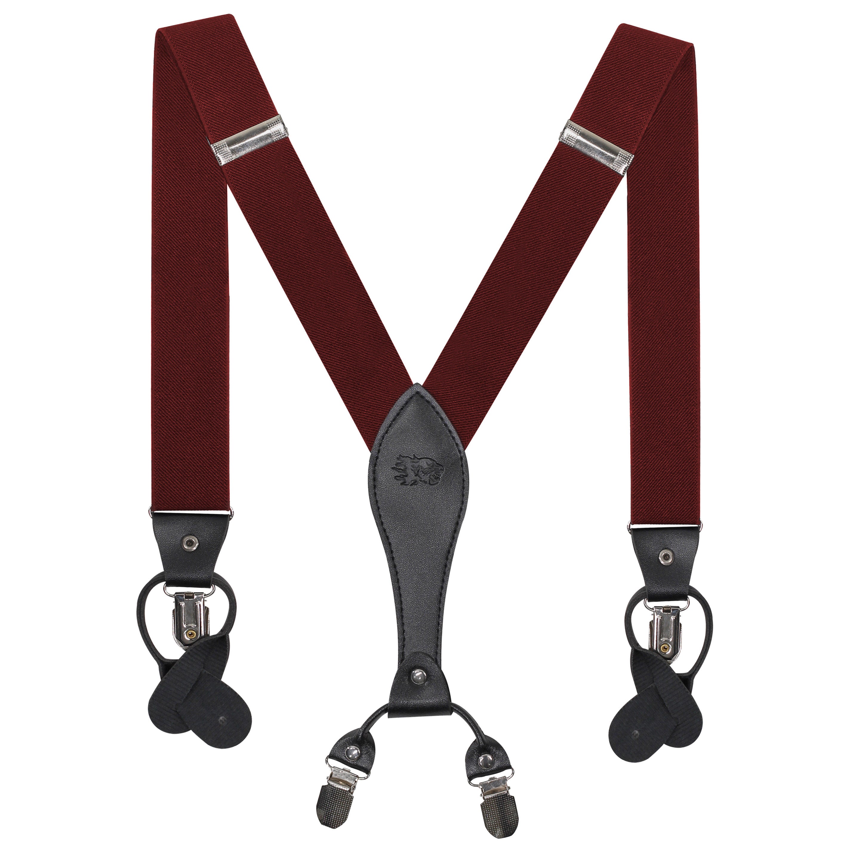 MAROON ADJUSTABLE CLIP ON BRACES