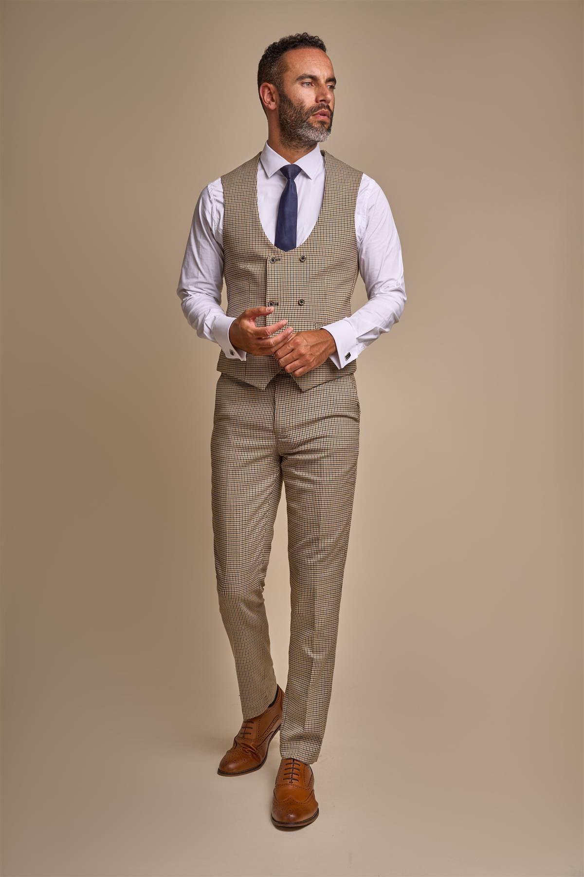 ELWOOD TAN WAISTCOAT CAVANI