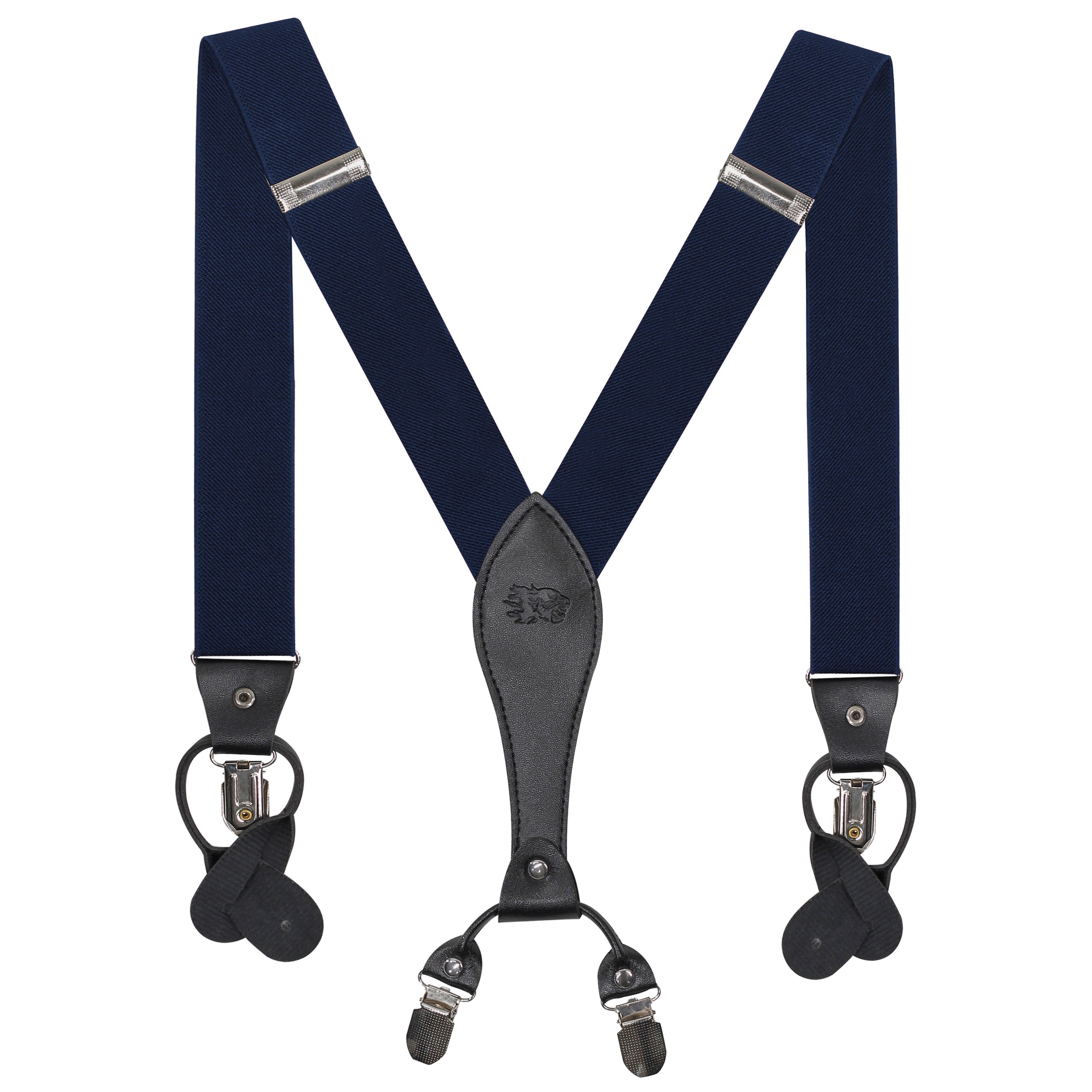 NAVY ADJUSTABLE CLIP ON BRACES
