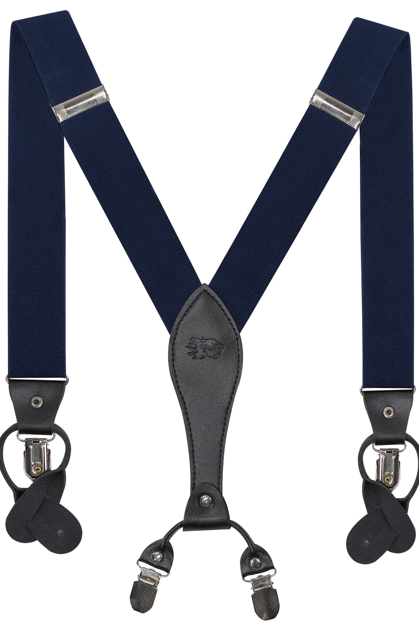 NAVY ADJUSTABLE CLIP ON BRACES