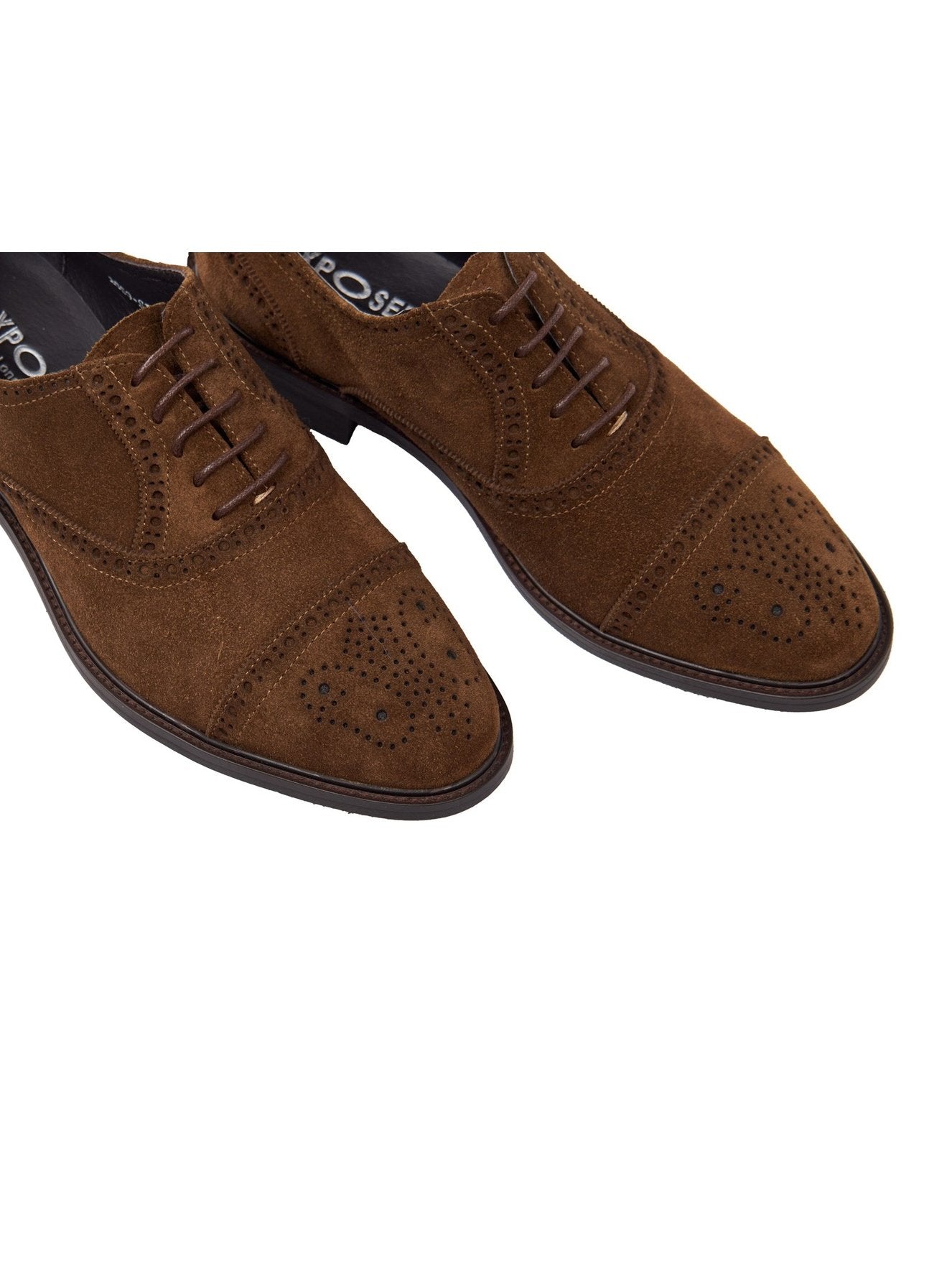 BROWN SUEDE BROGUE