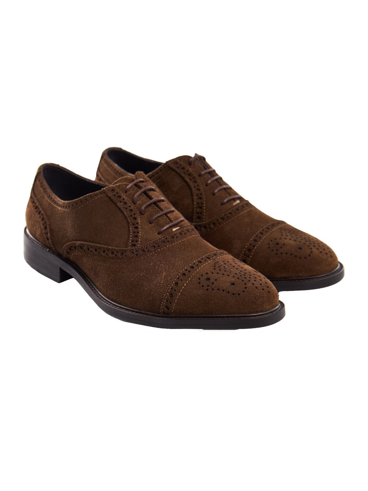 BROWN SUEDE BROGUE