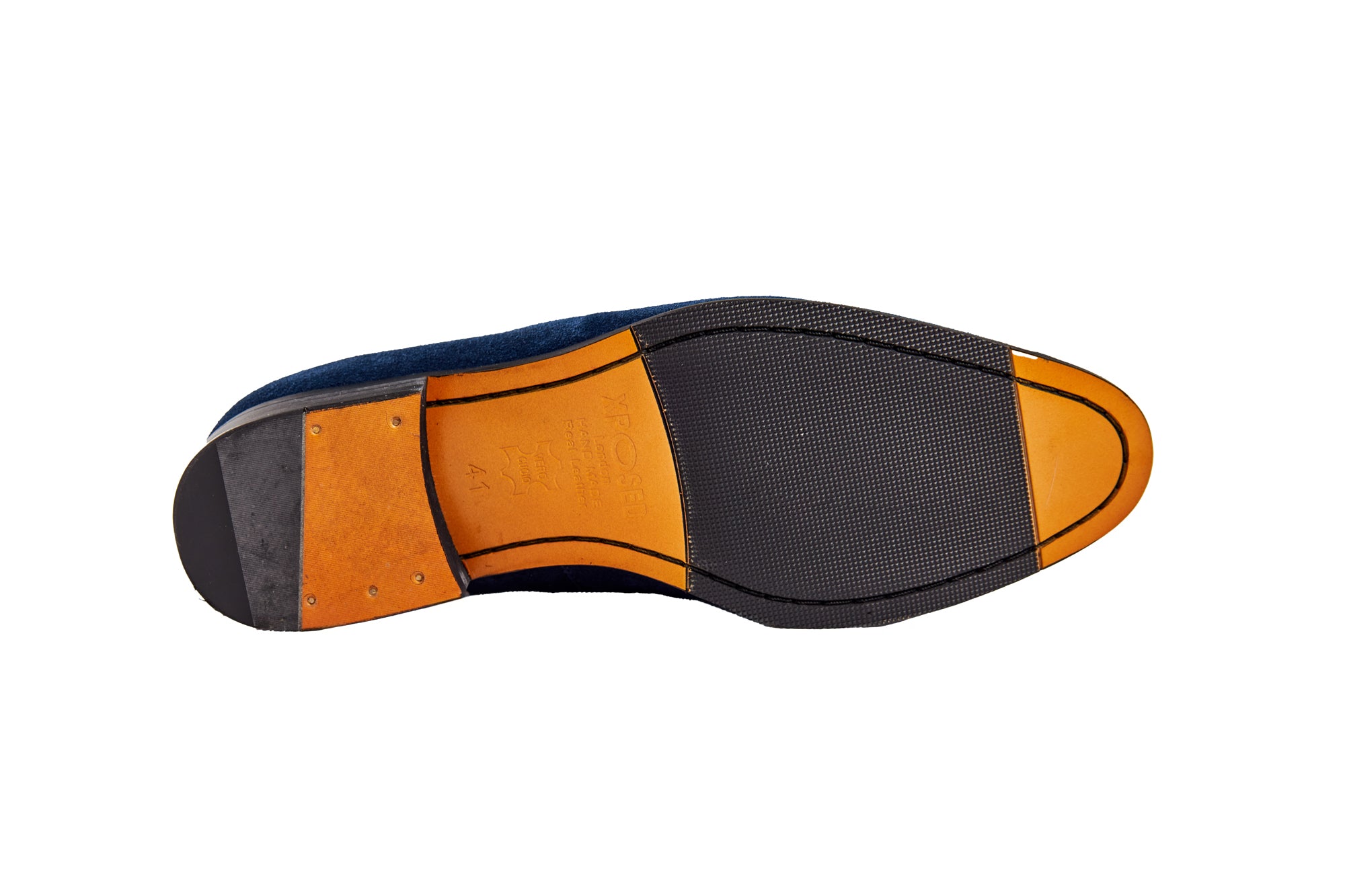 BLUE SUEDE TASSEL LOAFER