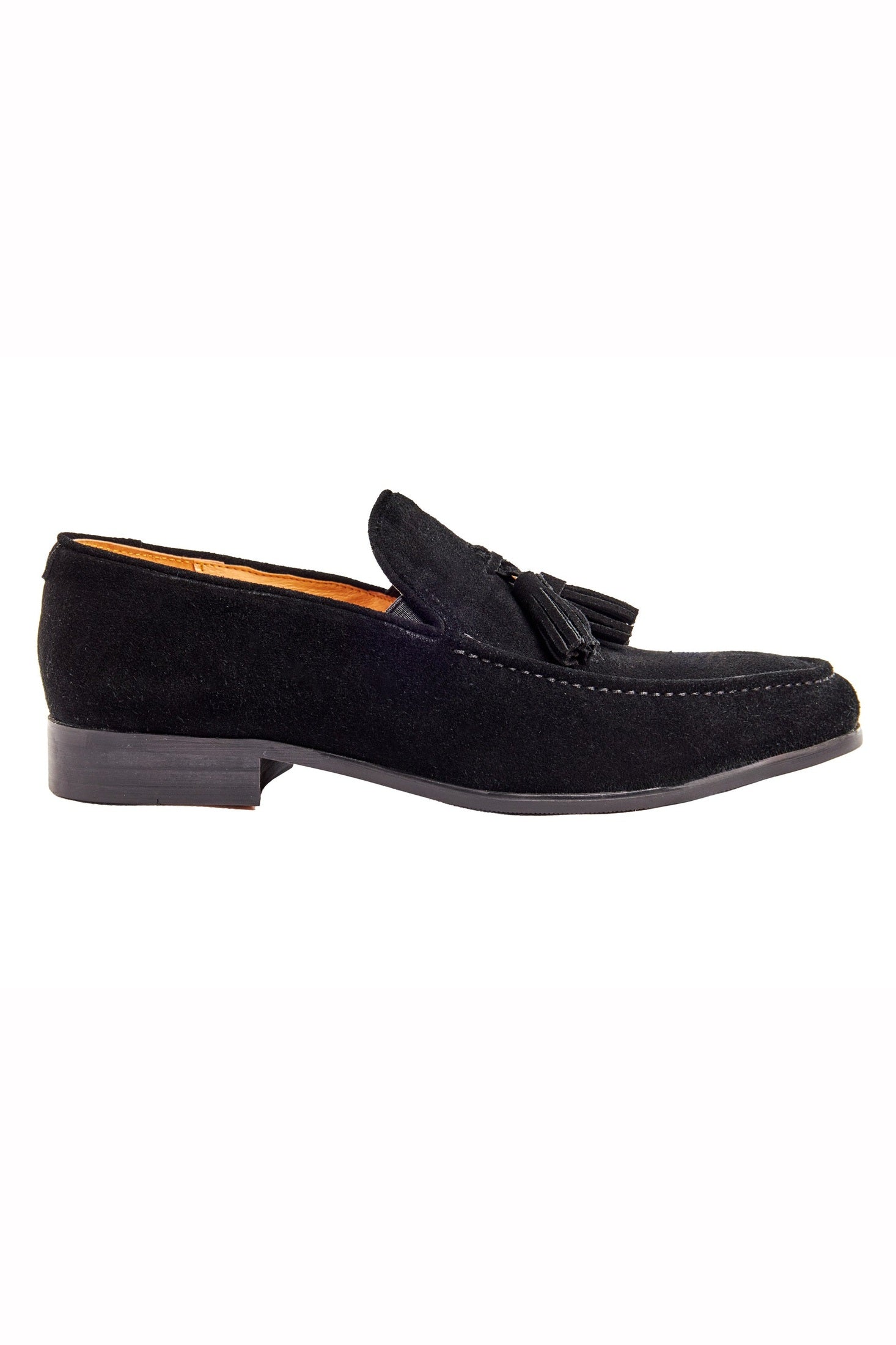 BLACK SUEDE TASSEL LOAFER