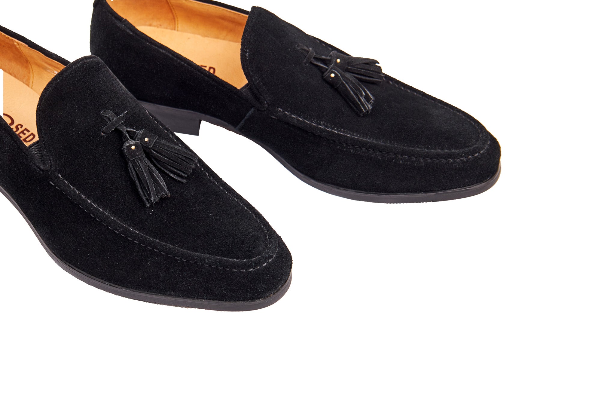 BLACK SUEDE TASSEL LOAFER