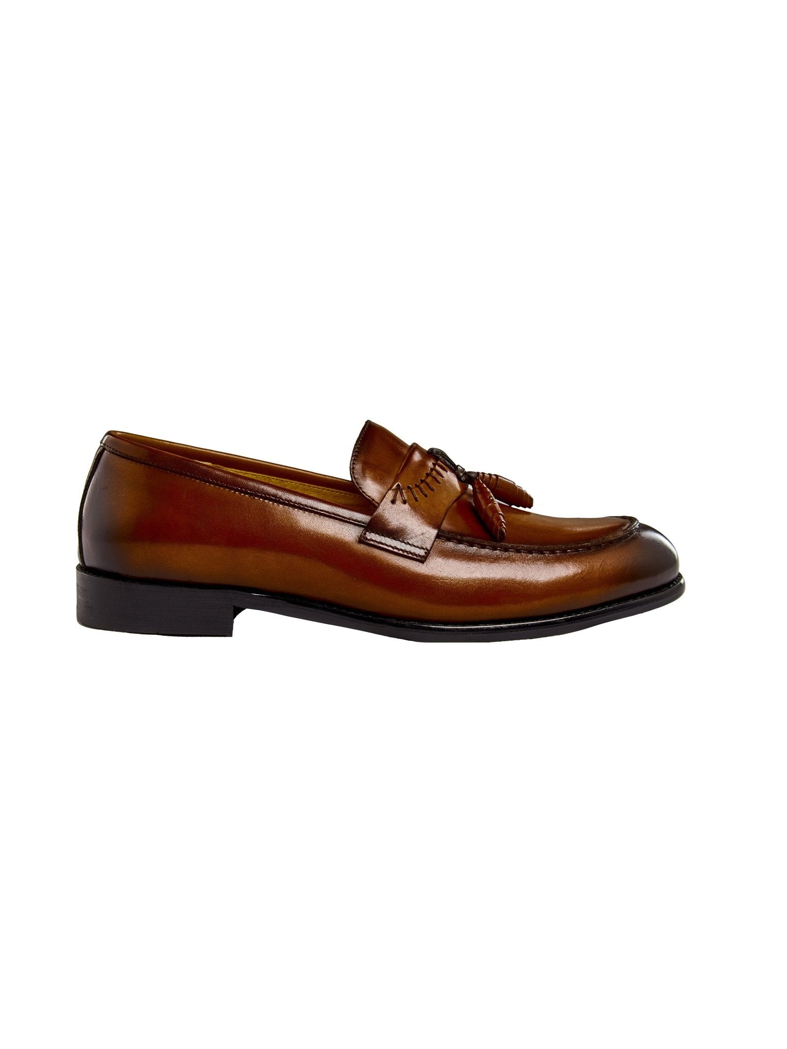 BROWN TASSEL LOAFERS