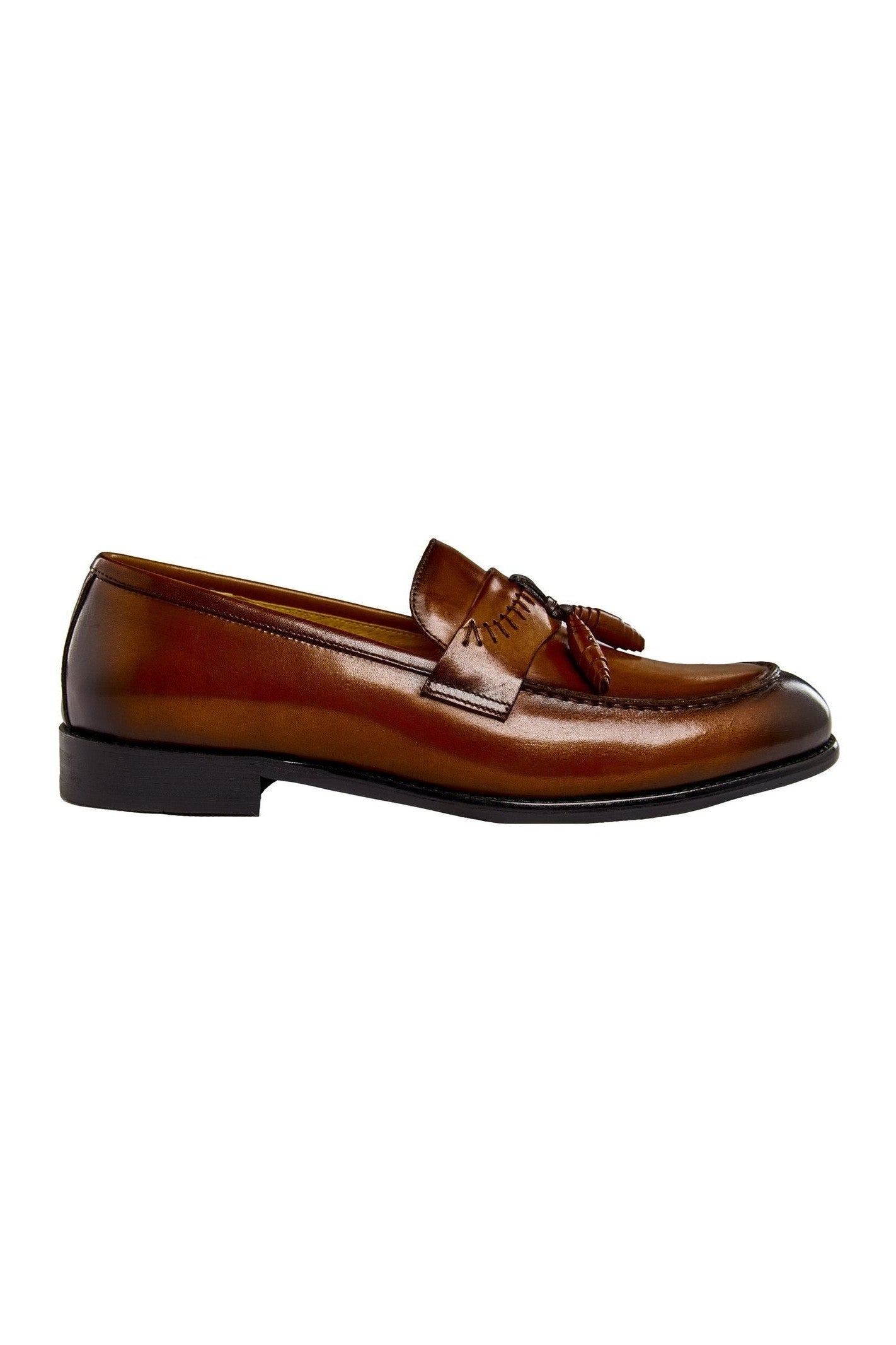 BROWN TASSEL LOAFERS