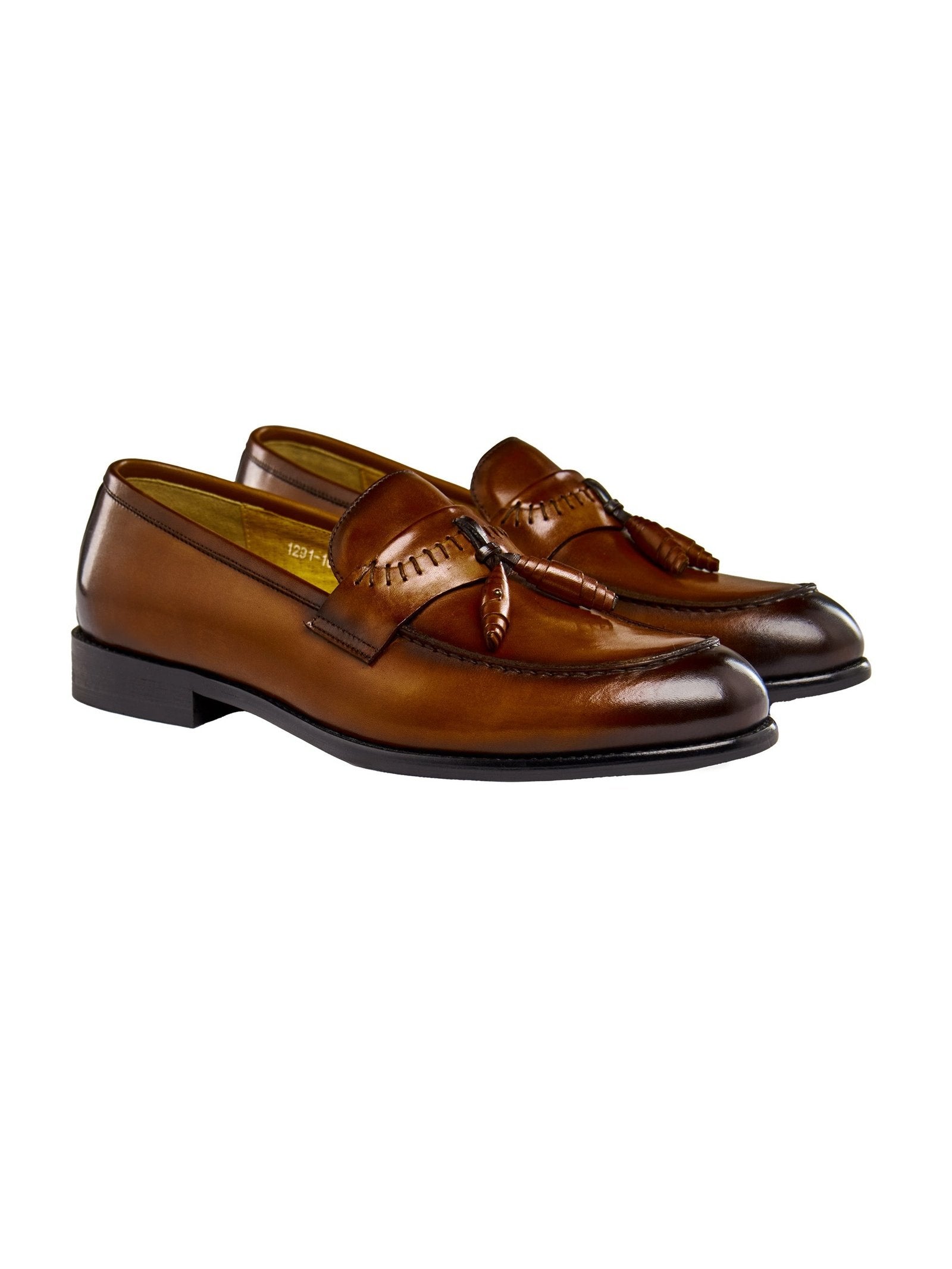 BROWN TASSEL LOAFERS