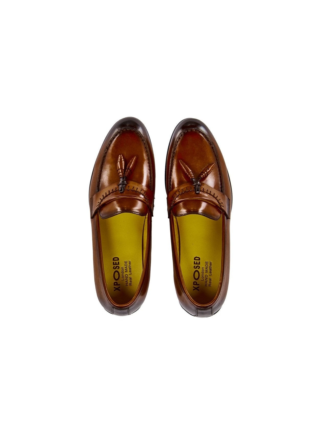 BROWN TASSEL LOAFERS