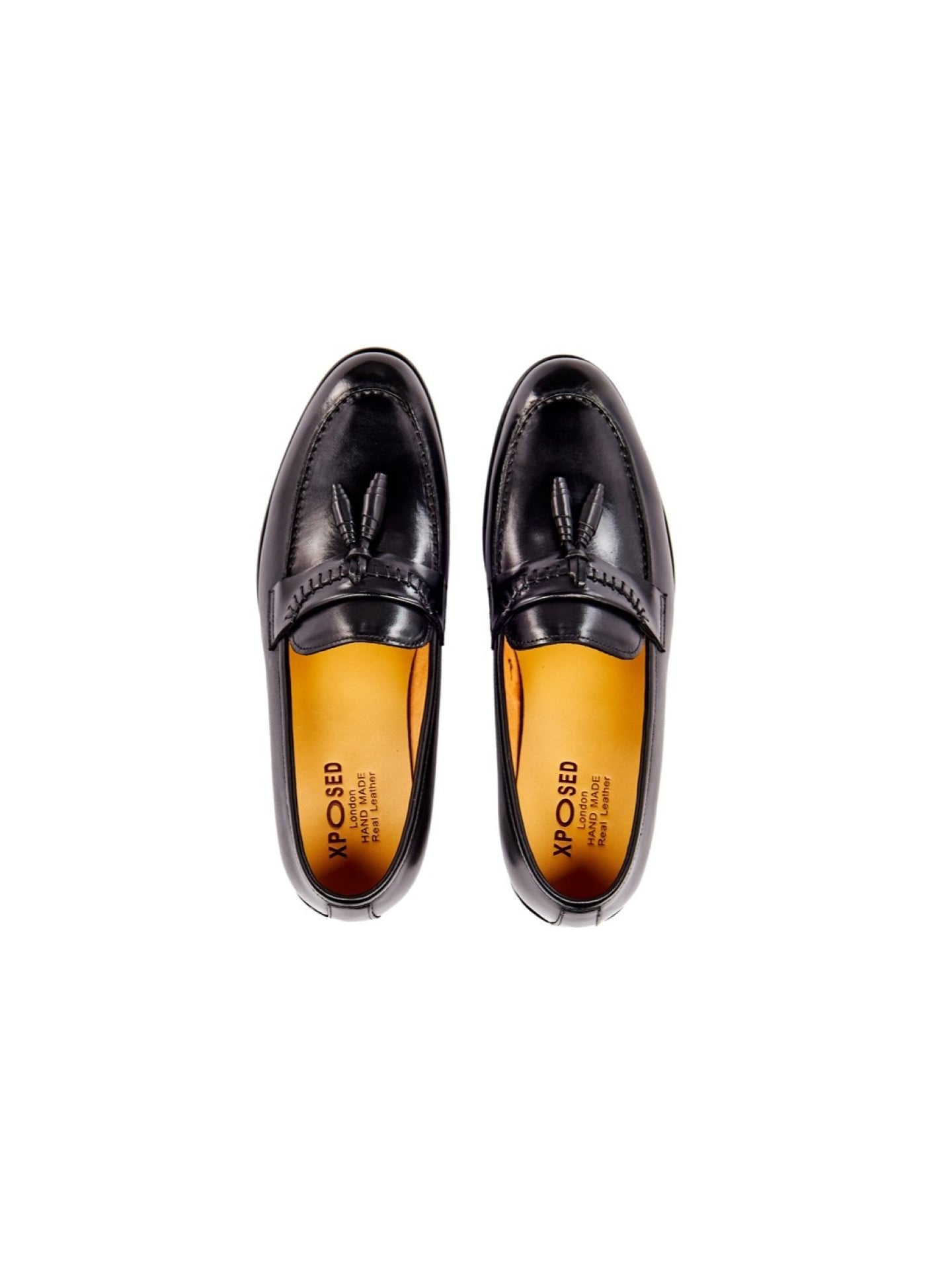 BLACK TASSEL LOAFERS