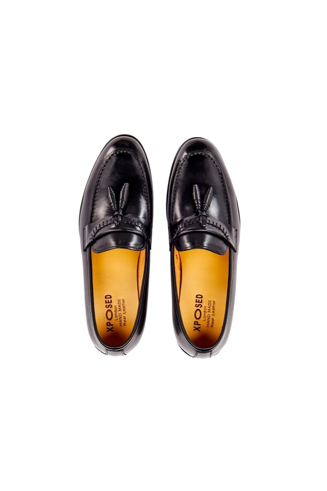 BLACK TASSEL LOAFERS