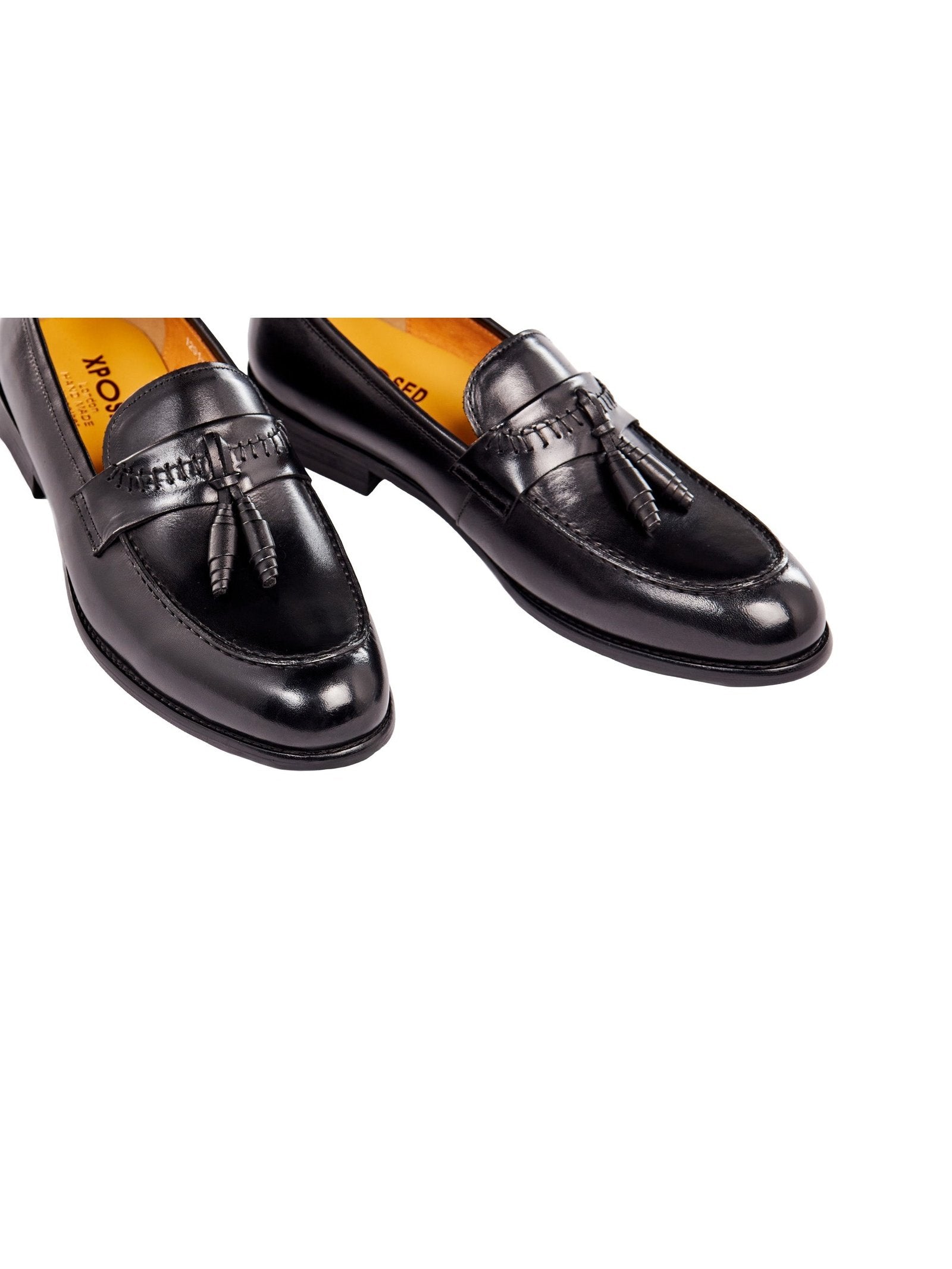 BLACK TASSEL LOAFERS
