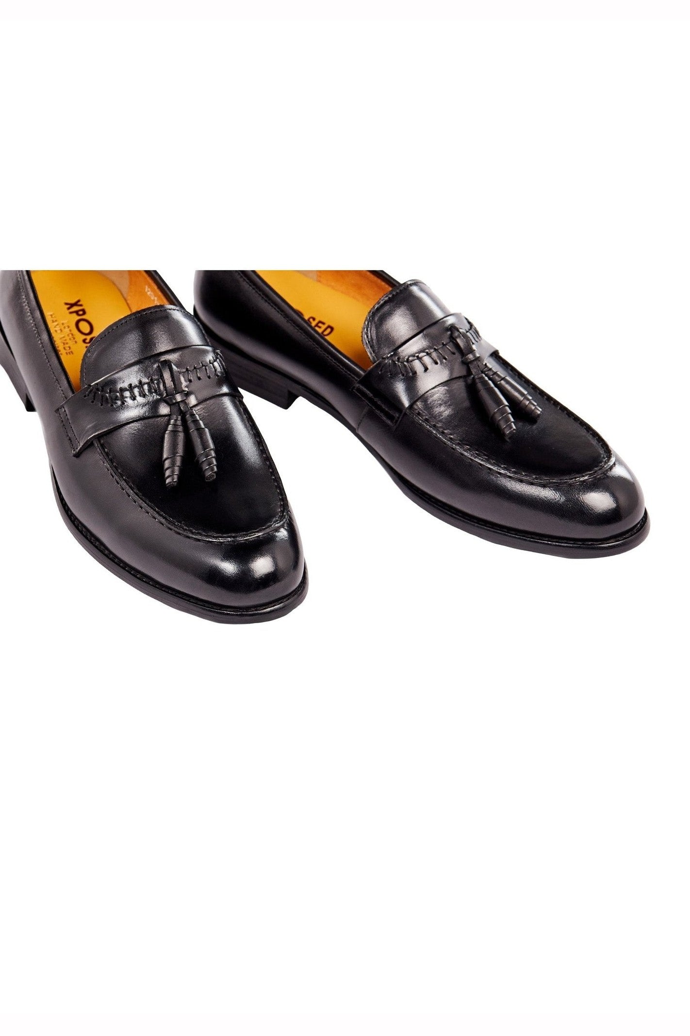 BLACK TASSEL LOAFERS