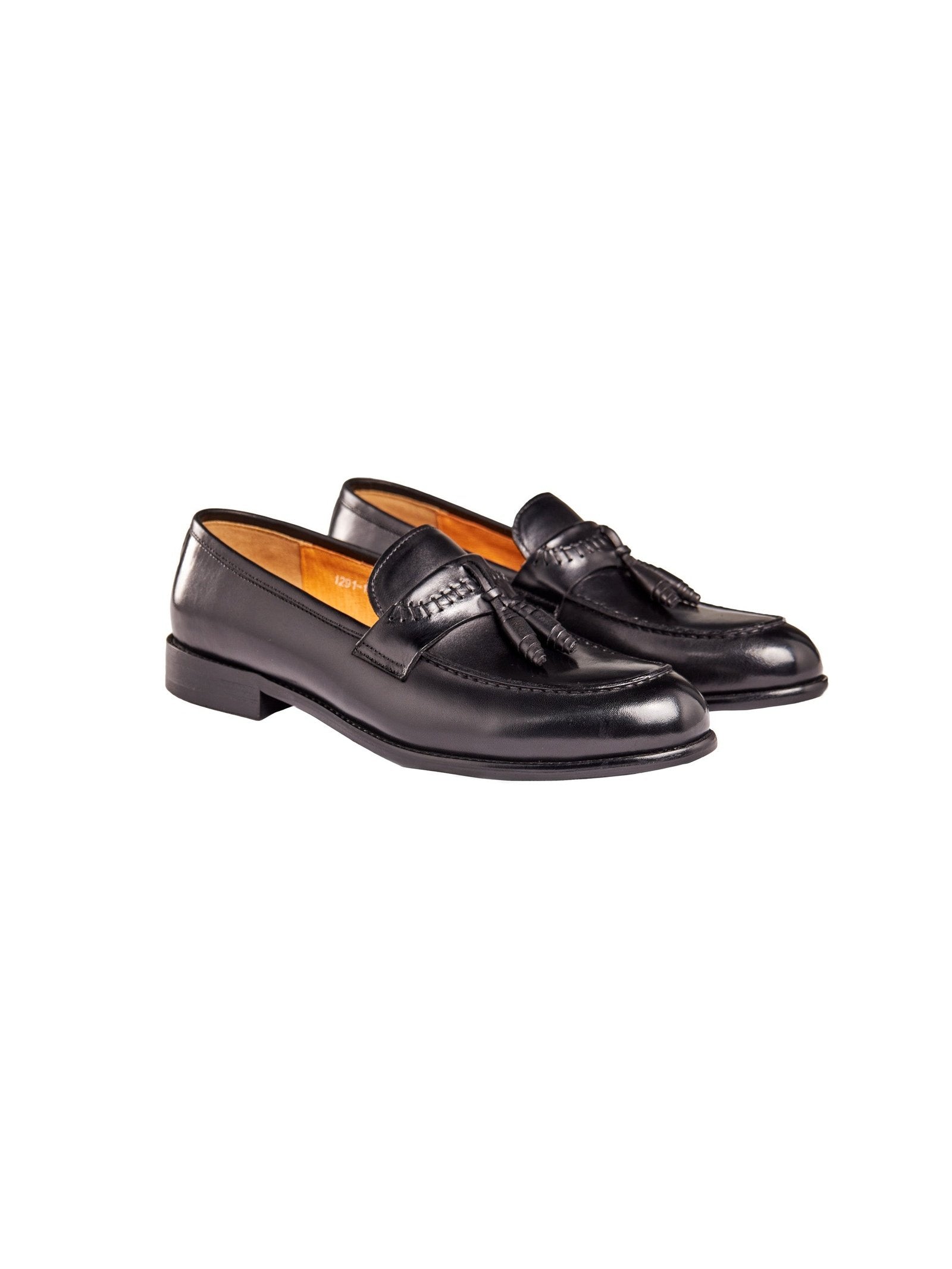 BLACK TASSEL LOAFERS