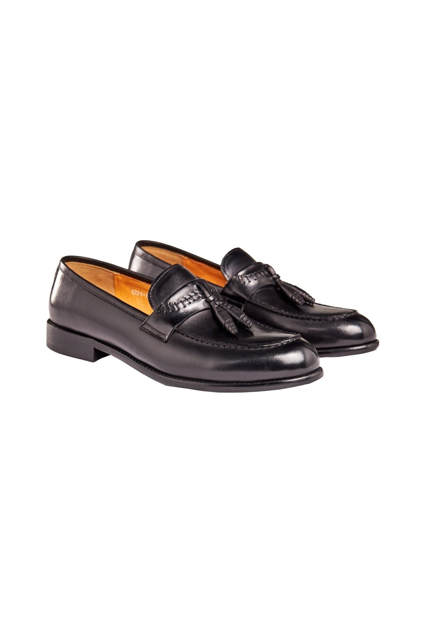 BLACK TASSEL LOAFERS