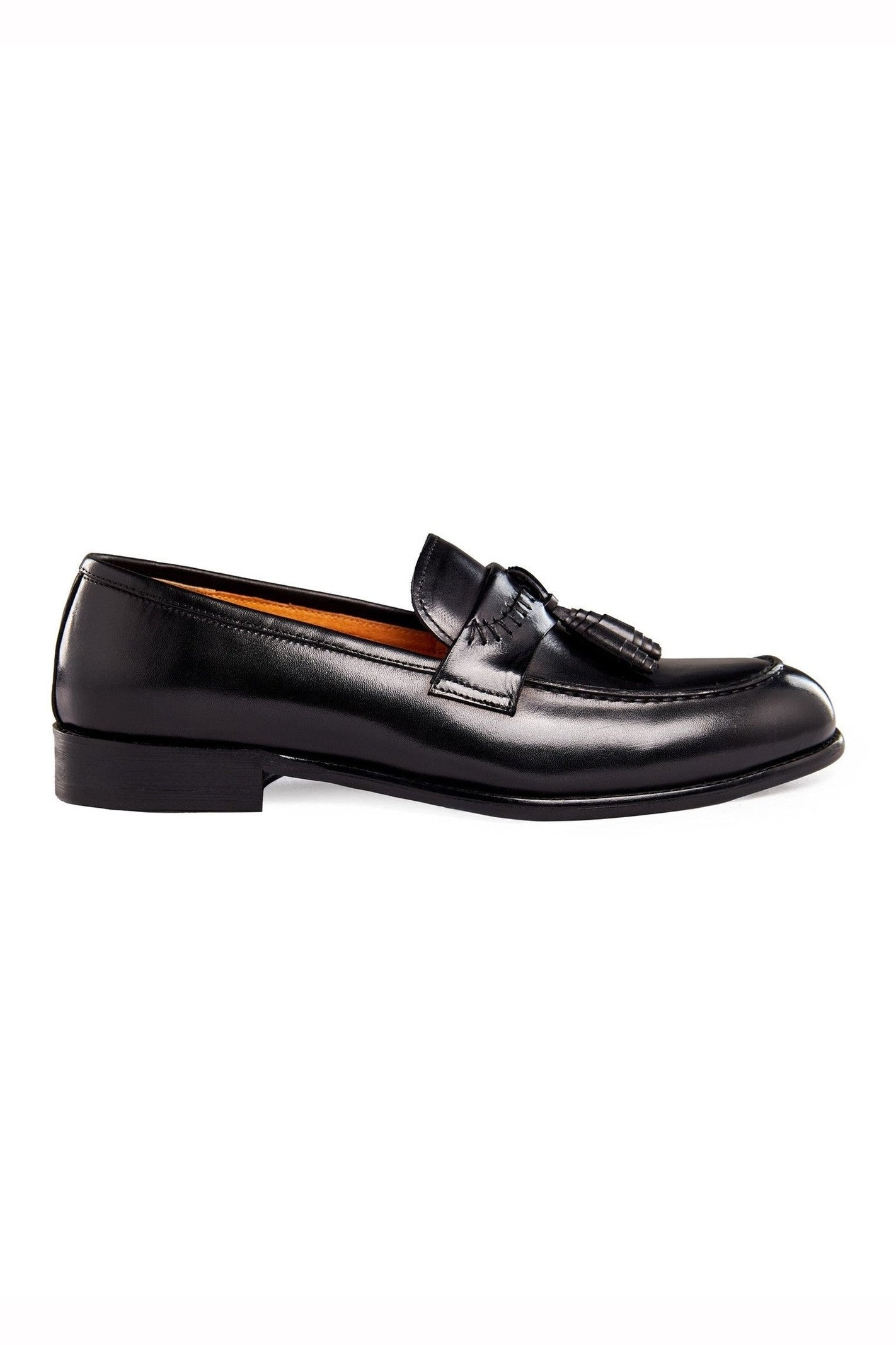 BLACK TASSEL LOAFERS