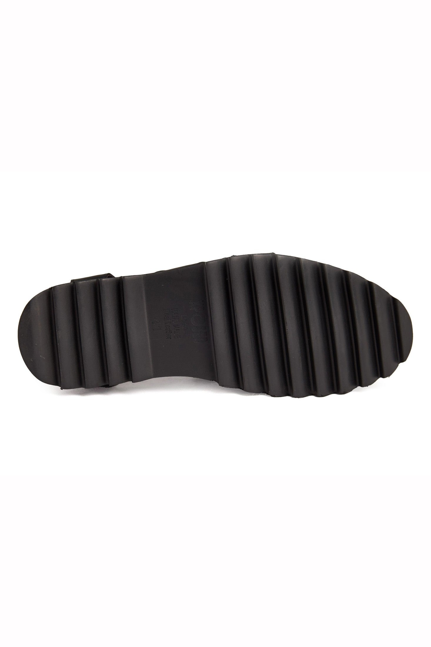 BLACK CROSS STRAP SANDALS