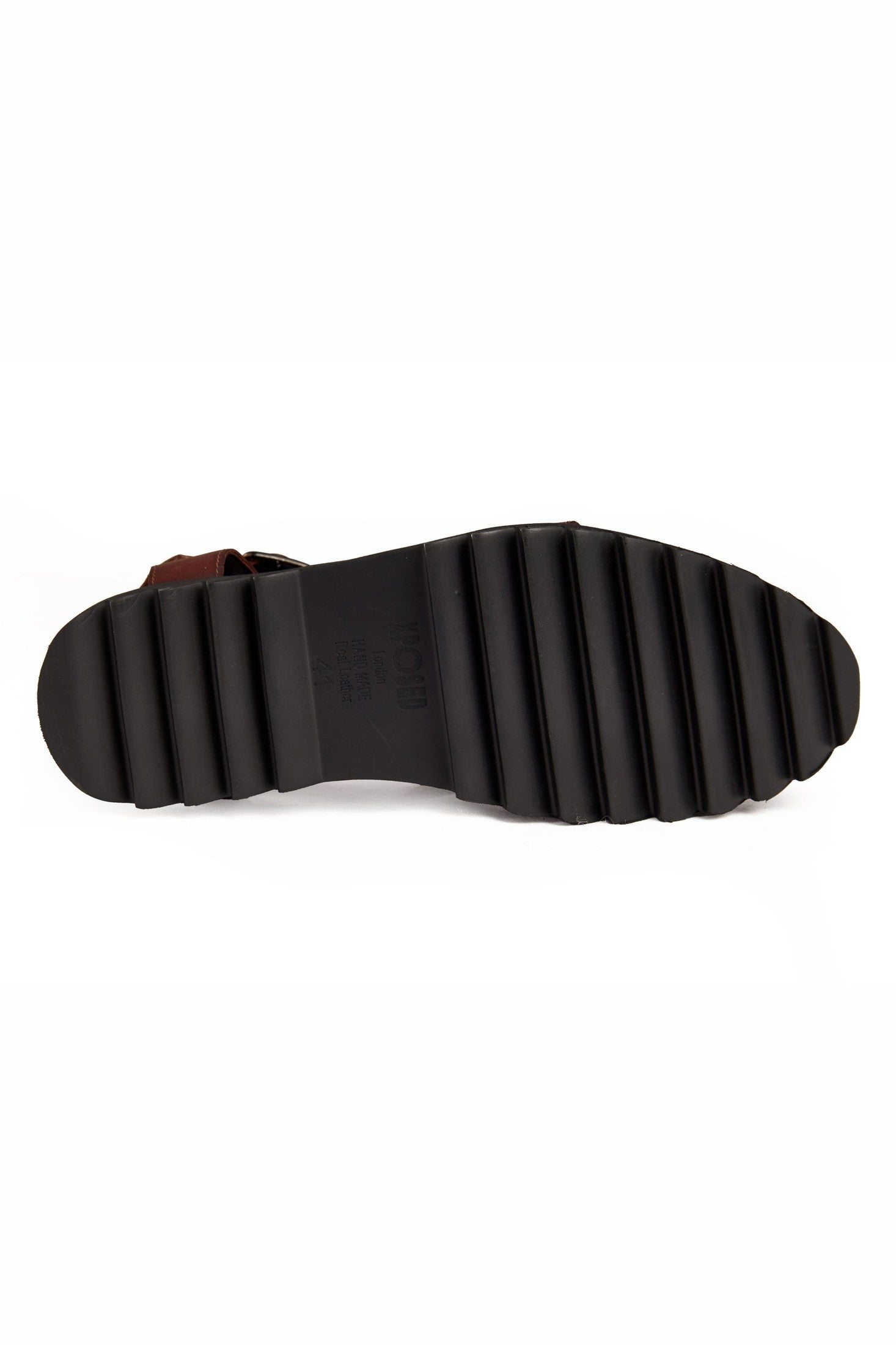 TAN STRAP SANDALS XPOSED London