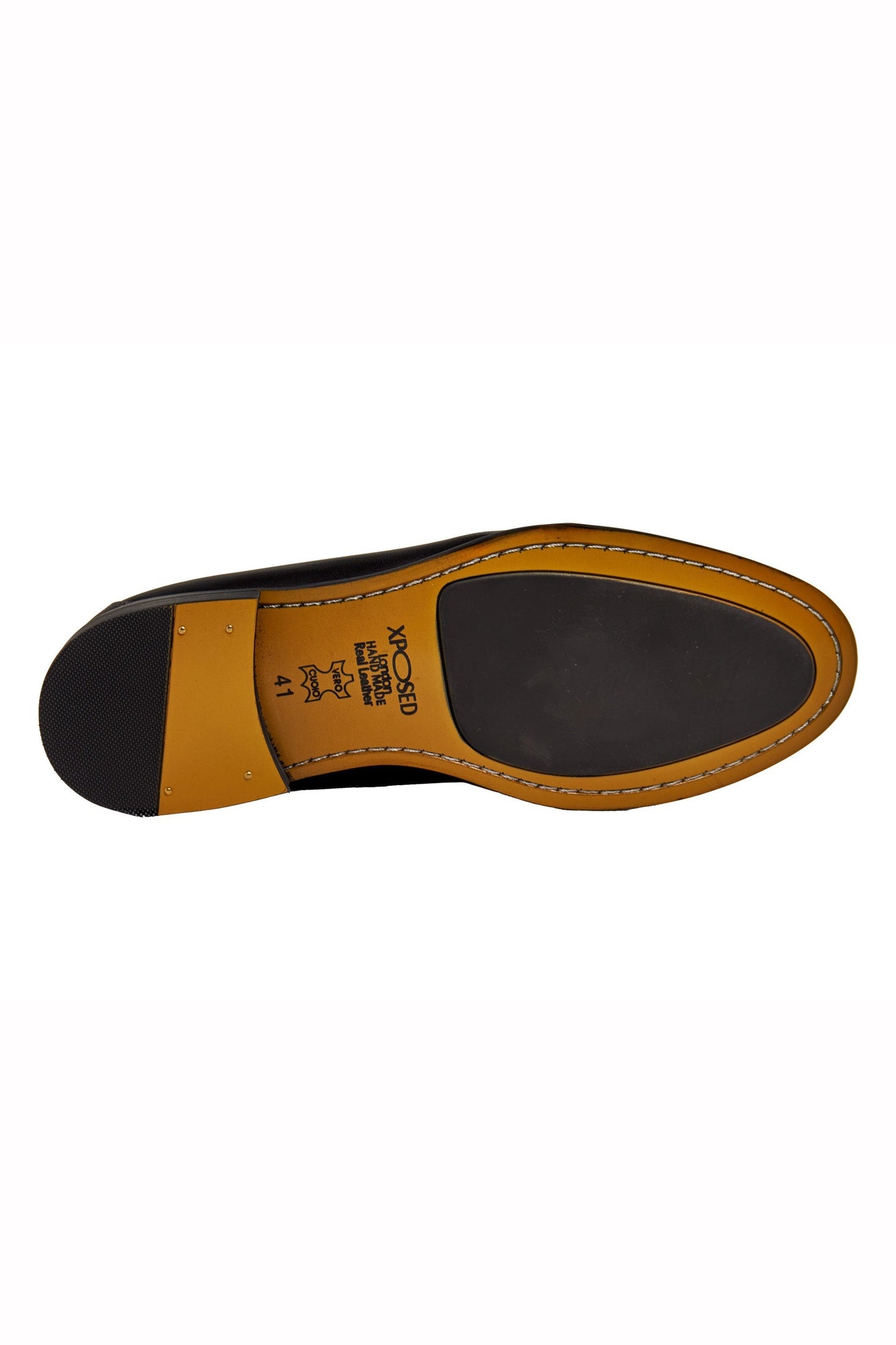 BLACK SNAFFLE BUCKLE LEATHER SHOES