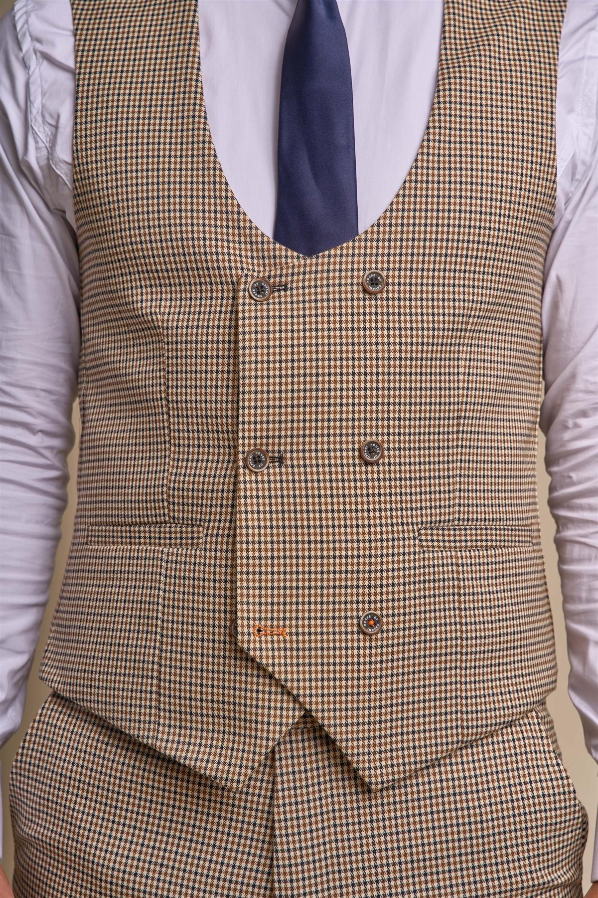 ELWOOD TAN WAISTCOAT CAVANI