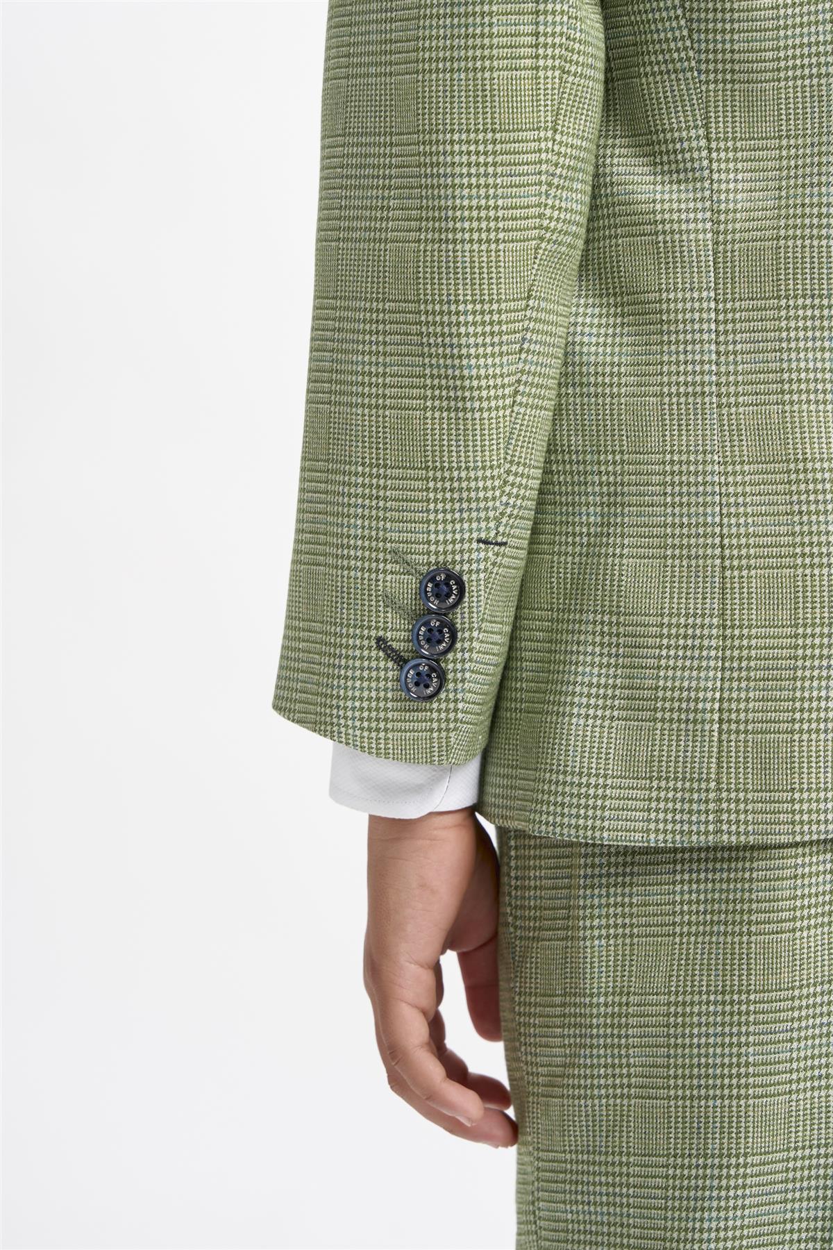 CARIDI SAGE THREE PIECE BOYS SUIT CAVANI