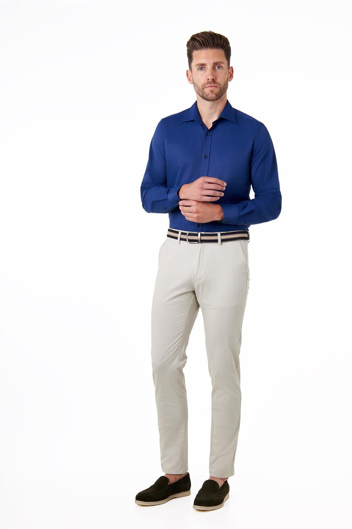 COTTON STRETCH CHINO SANDSTONE