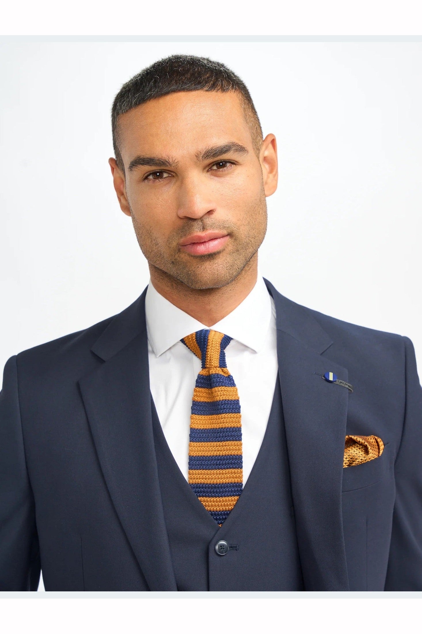 MALIBU – NAVY 3 PIECE TAILORED FIT SUIT CAVANI
