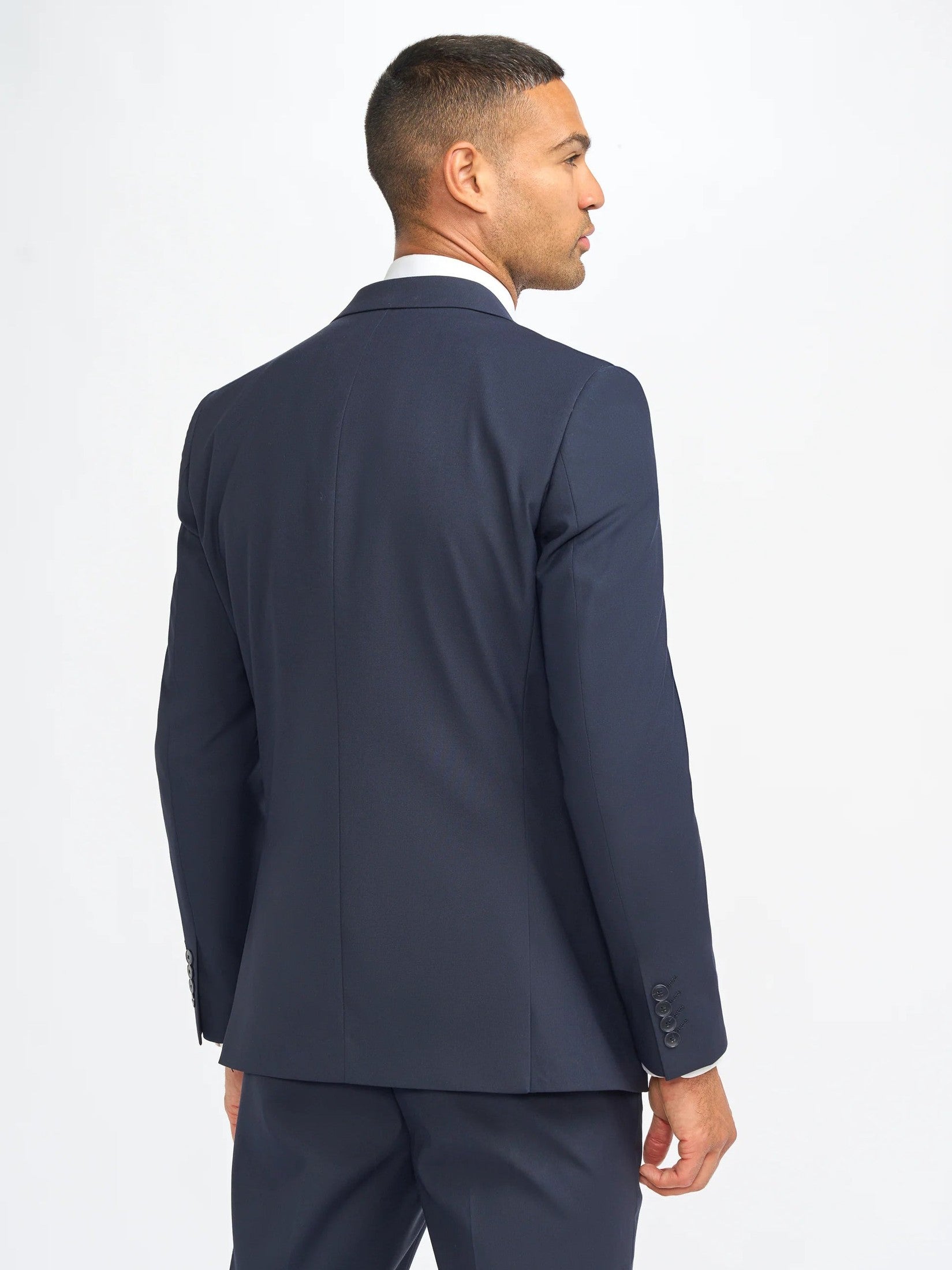 MALIBU – NAVY 3 PIECE TAILORED FIT SUIT CAVANI